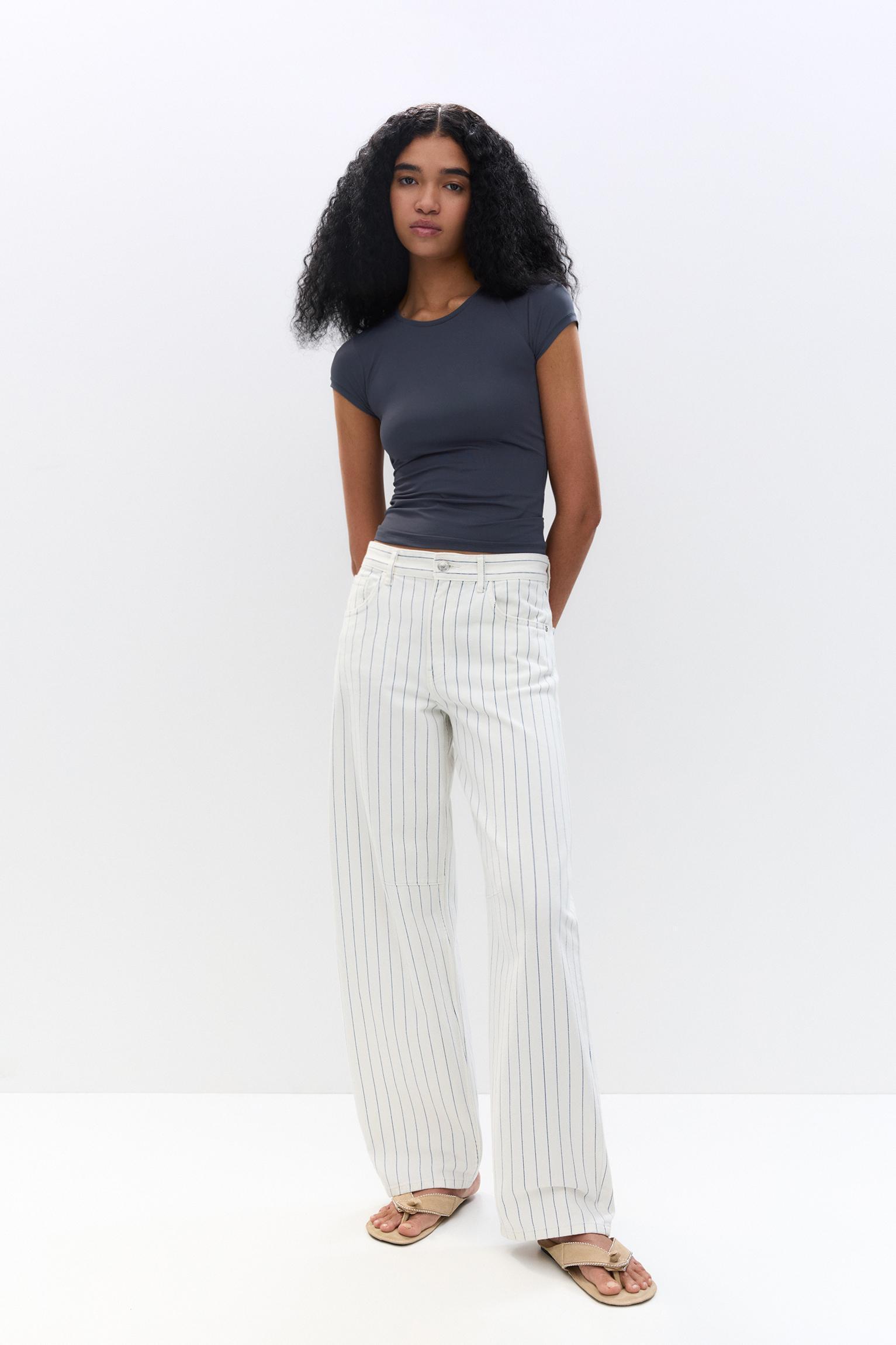 Fitted polyamide T-shirt Product Image