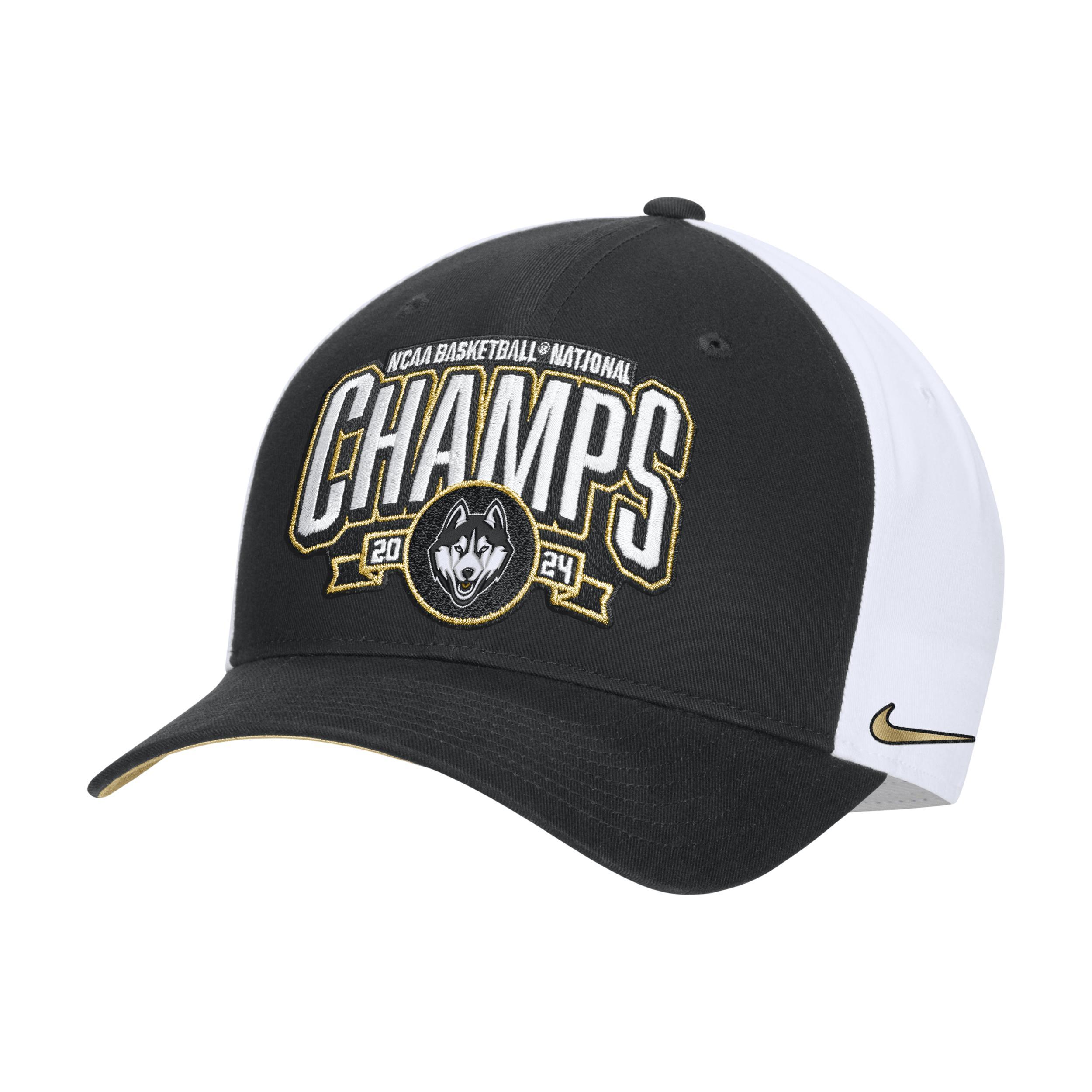 NIKE Uconn Classic99 2024 National Champ  Unisex College Basketball Cap In Black Product Image