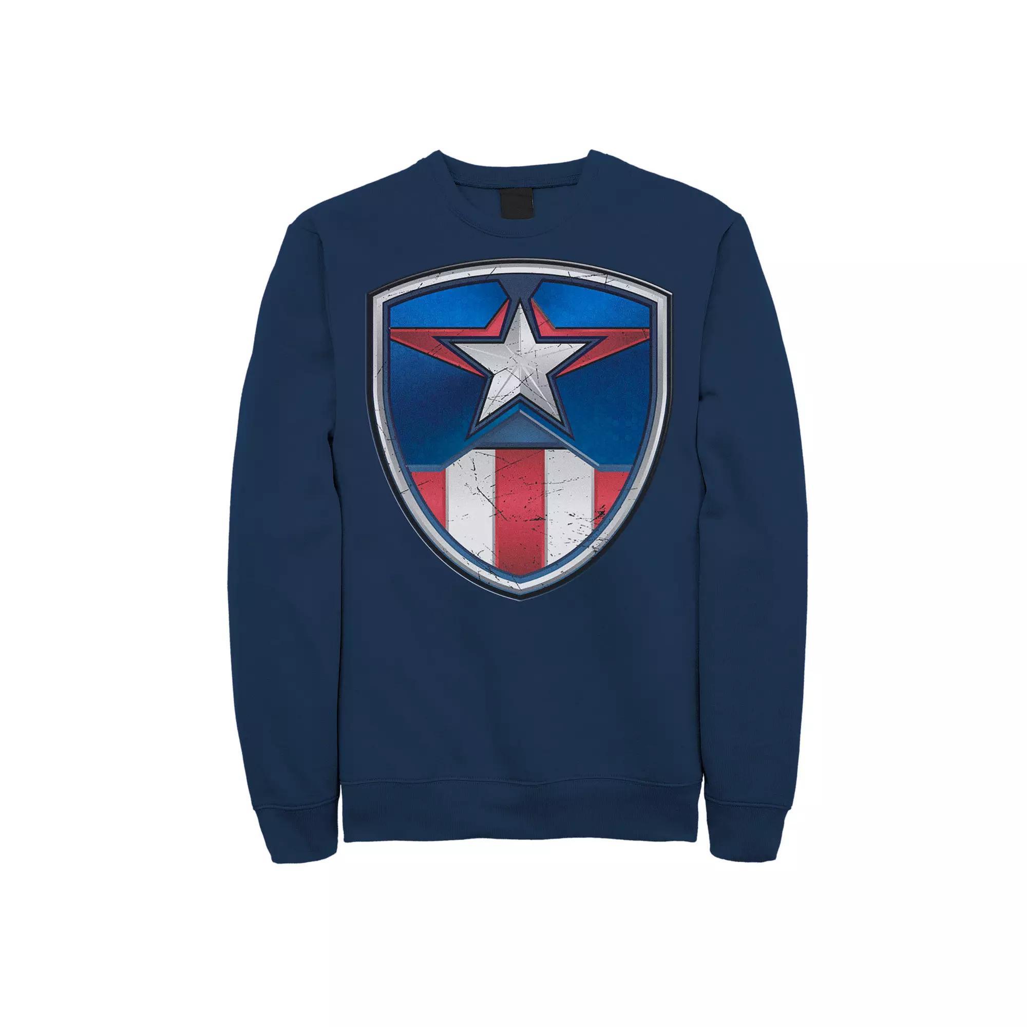 Men's Marvel Captain America Armor Suit Sweatshirt,  Product Image
