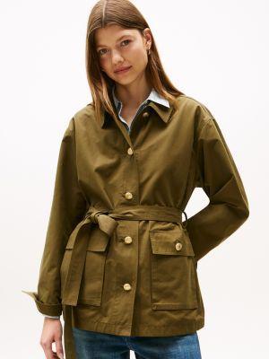 Water-Repellent Belted Field Jacket Product Image