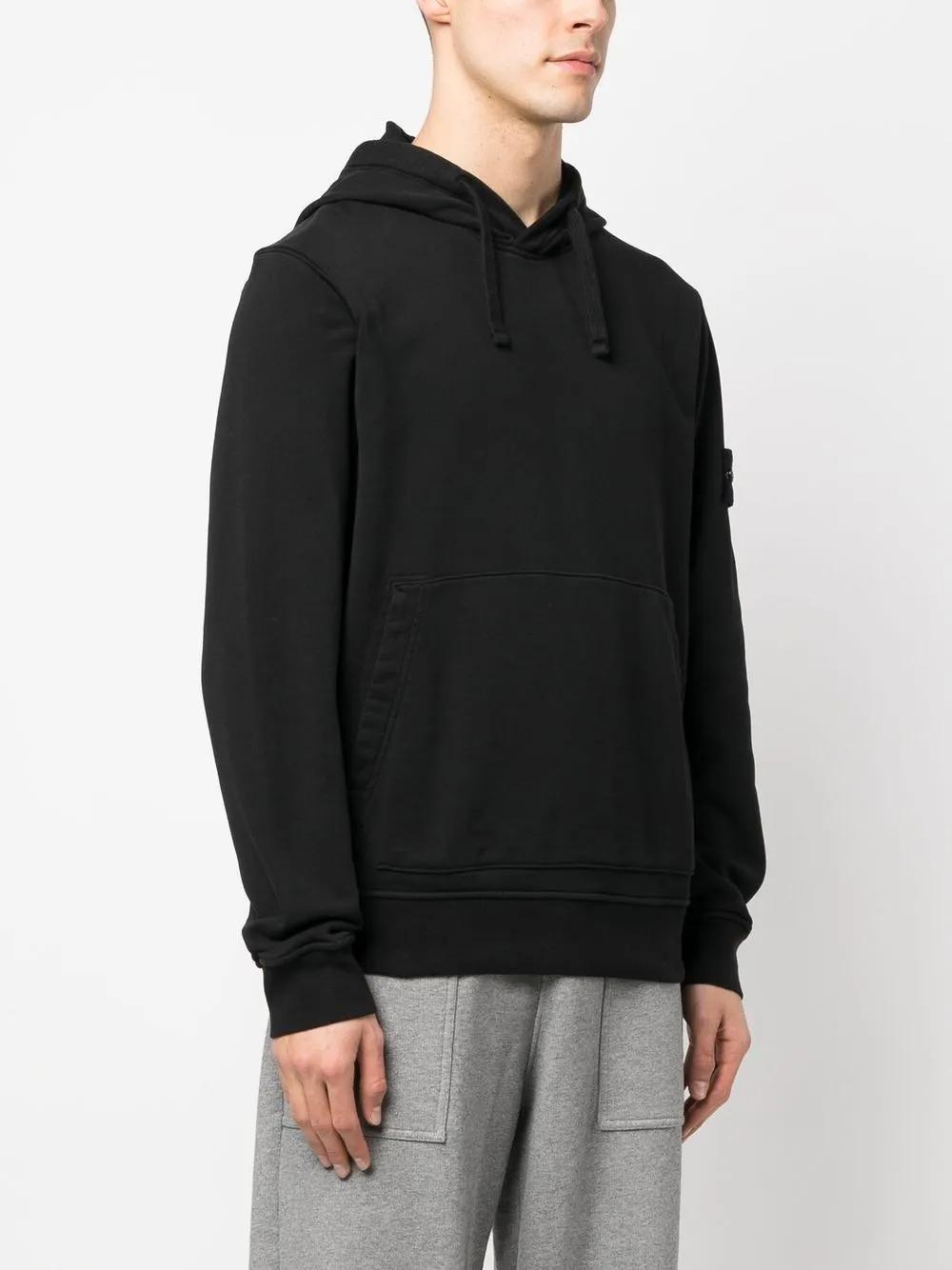 Compass-patch drawstring hoodie Product Image