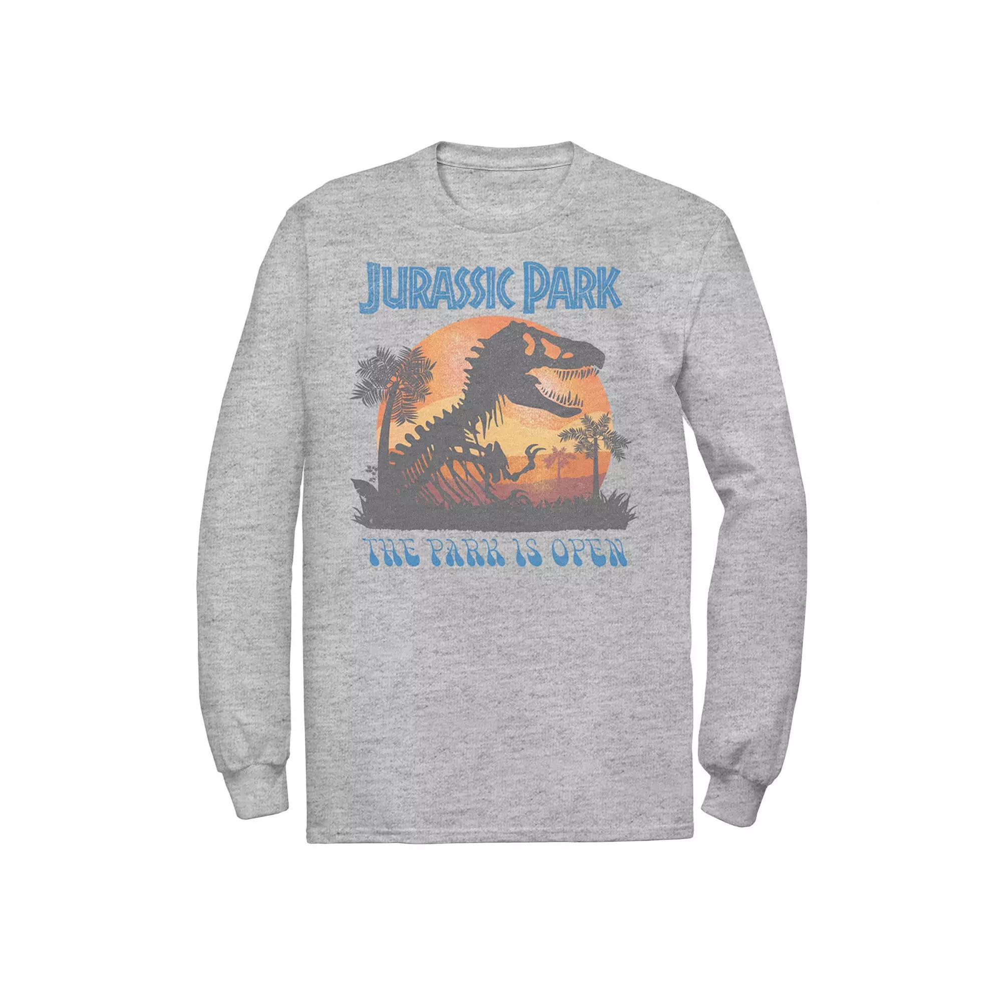 Men's Jurassic Park T Rex Sunset Portrait Tee,  Product Image