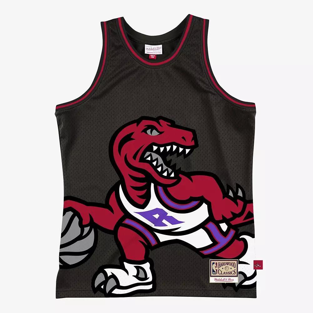 Men's Mitchell & Ness  Black Toronto Raptors Hardwood Classics Blown Out Fashion Jersey, Size: XL, Rpt Black Product Image