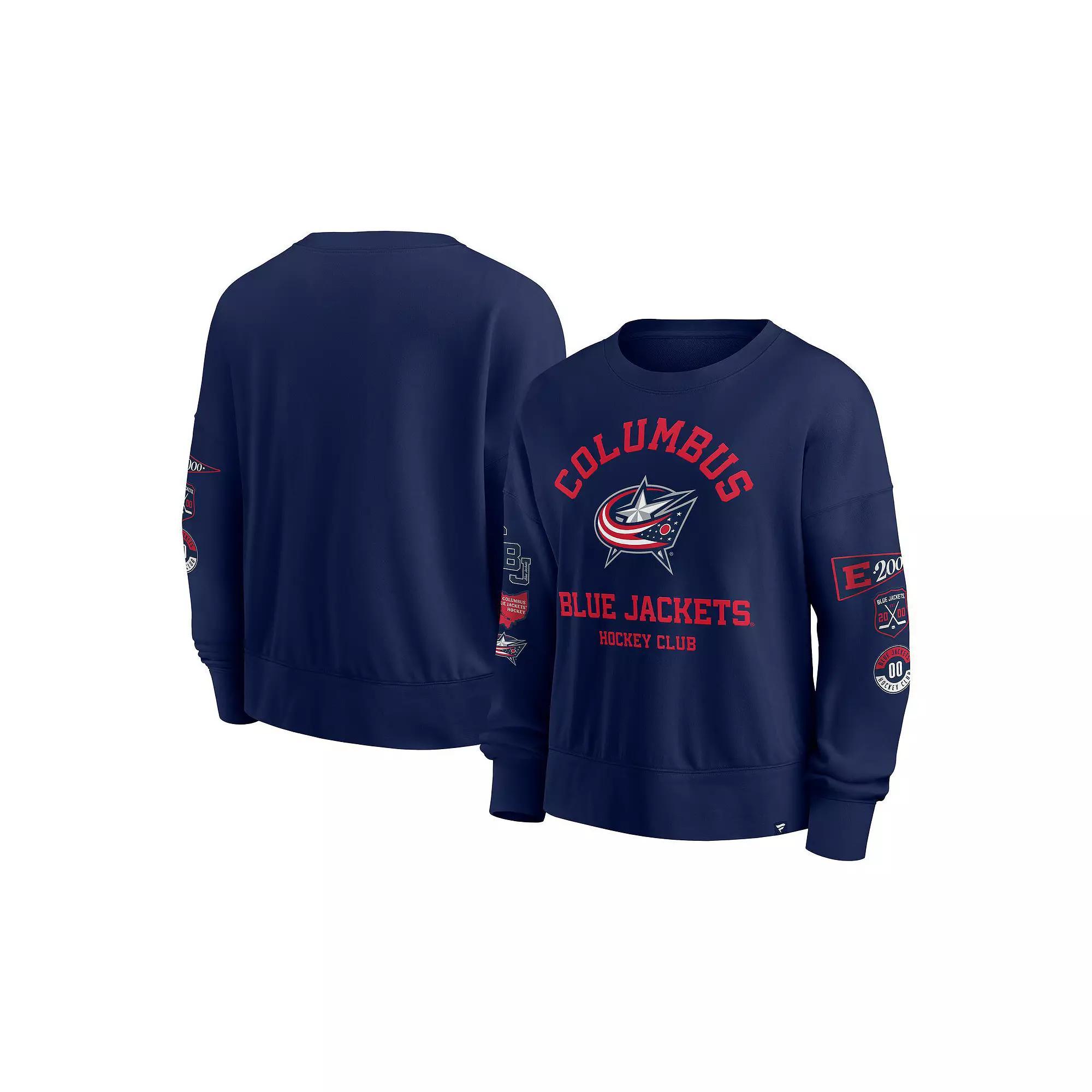 Women's Fanatics Red Detroit Red Wings Go Team Pullover Sweatshirt,  Product Image