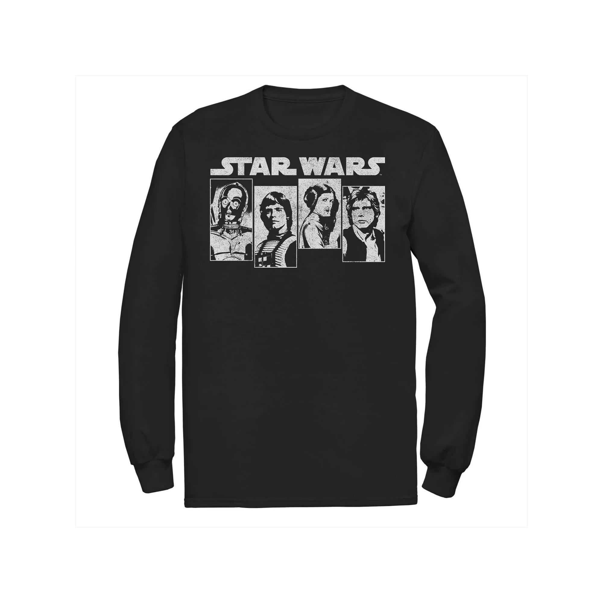 Men's Star Wars Falcon Squad Box Up Tee, Size: Small, Black Product Image