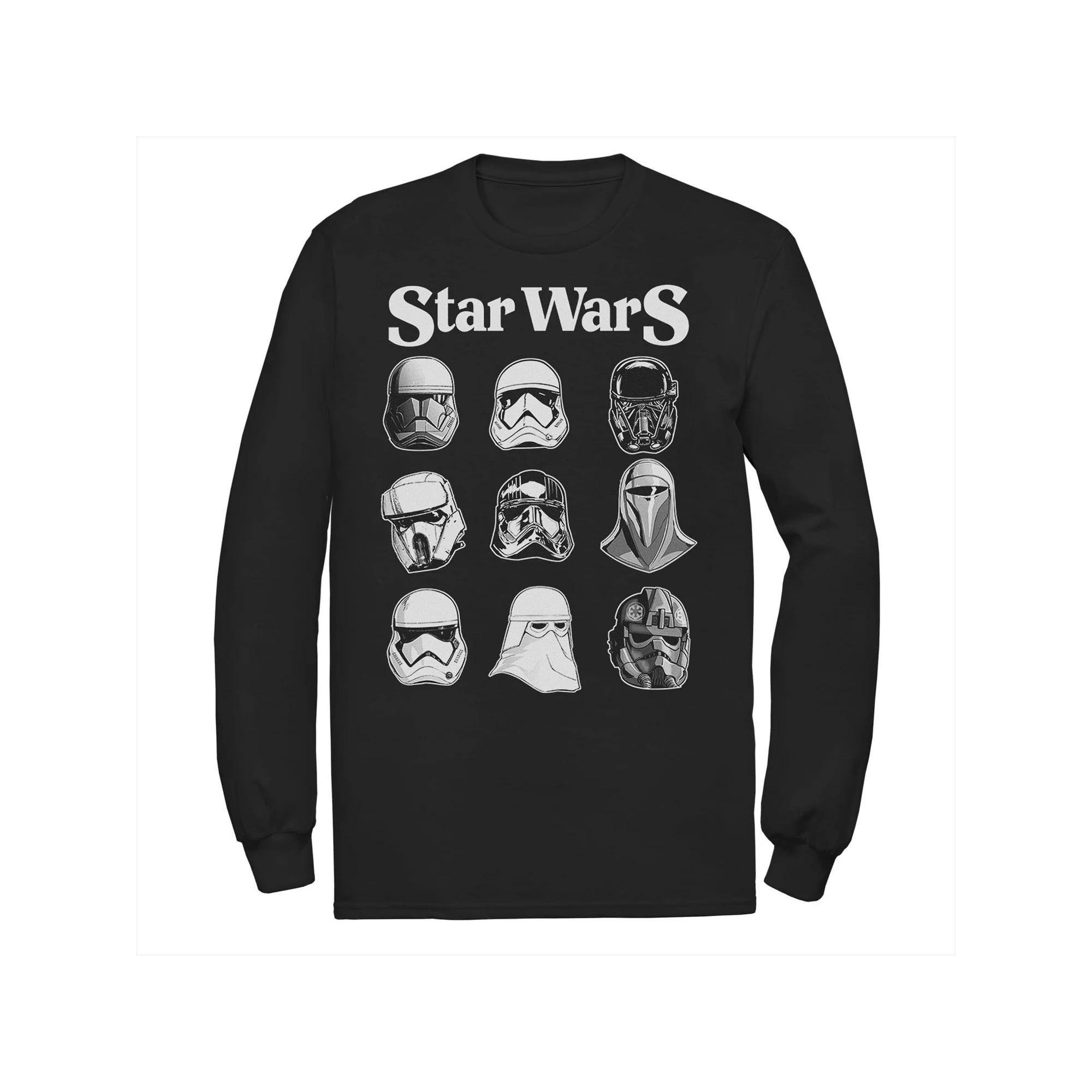 Men's Star Wars Storm Trooper Helmets Poster Tee,  Product Image