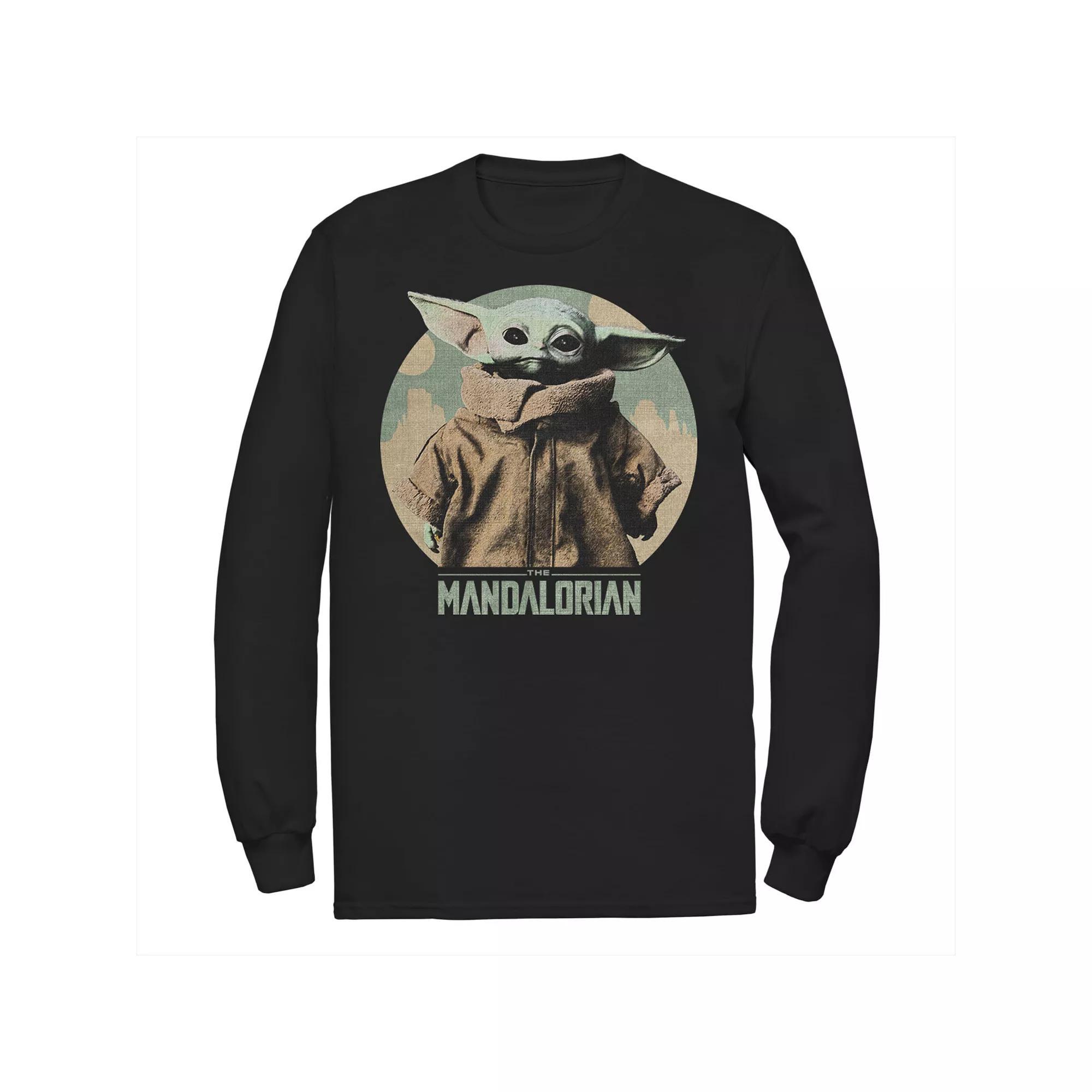 Men's Star Wars The Mandalorian The Child Faded Portrait Tee,  Product Image