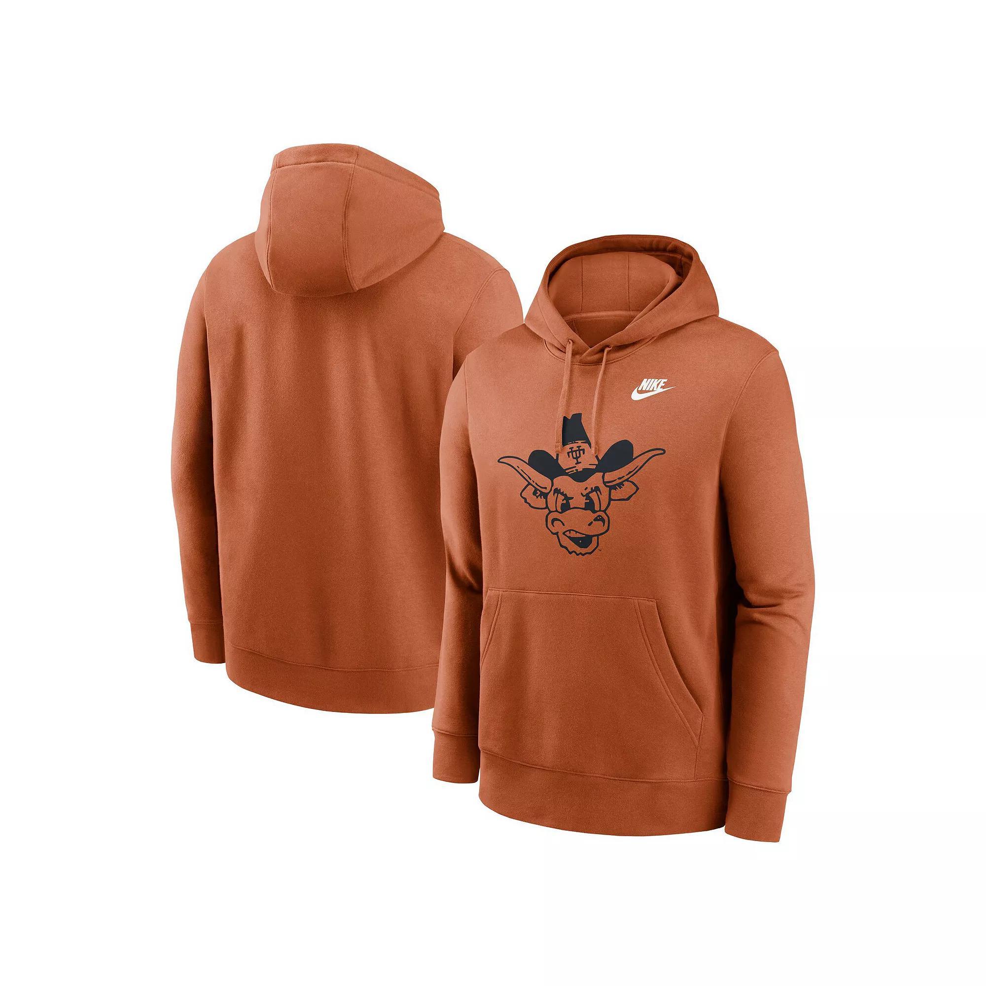 Oklahoma Sooners Legacy Club Primary Logo Nike Men's College Pullover Hoodie Product Image