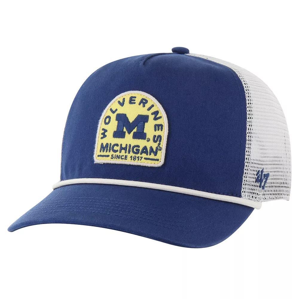 Men's '47 Navy Michigan Wolverines Coastline Hitch Trucker Adjustable Hat, Blue Product Image