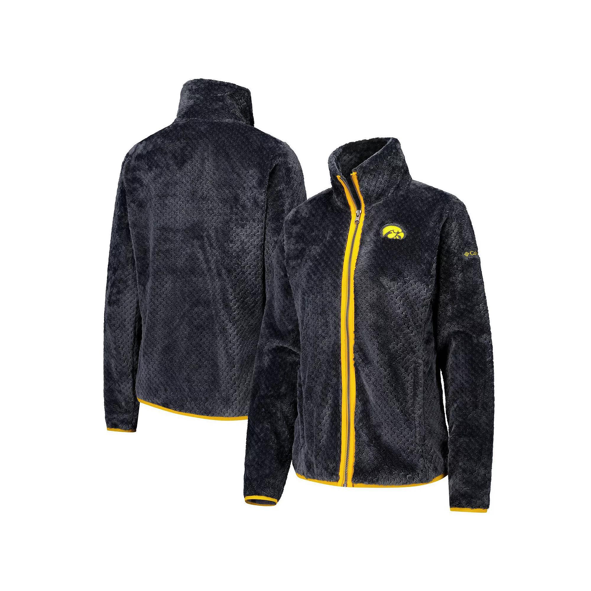 Women's Columbia  Gray Iowa State Cyclones Fireside II Sherpa Full-Zip Jacket, Size: Medium, Grey Product Image