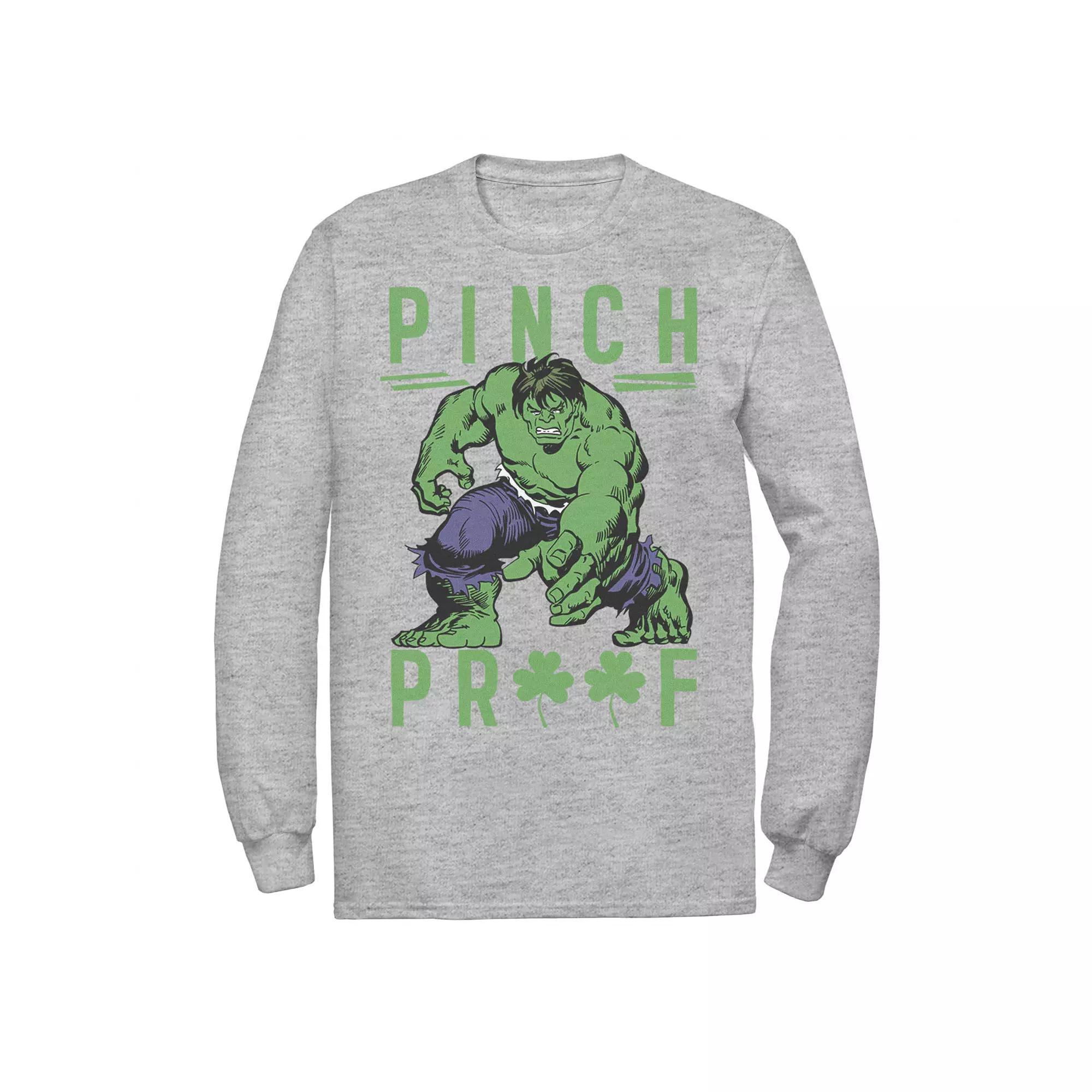 Men's Marvel St. Patty's Vintage Hulk Pinch Proof Tee,  Product Image