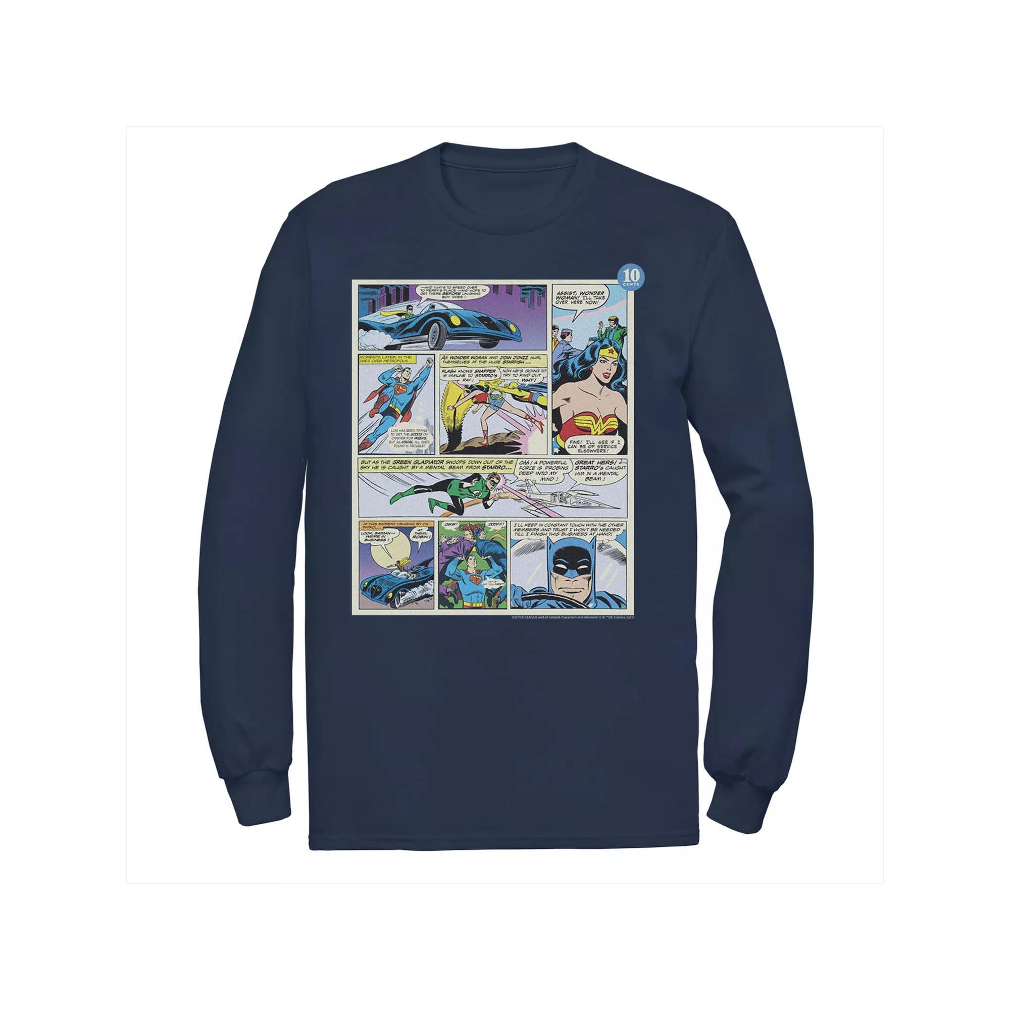 Men's Justice League Comic Pane Tee,  Product Image