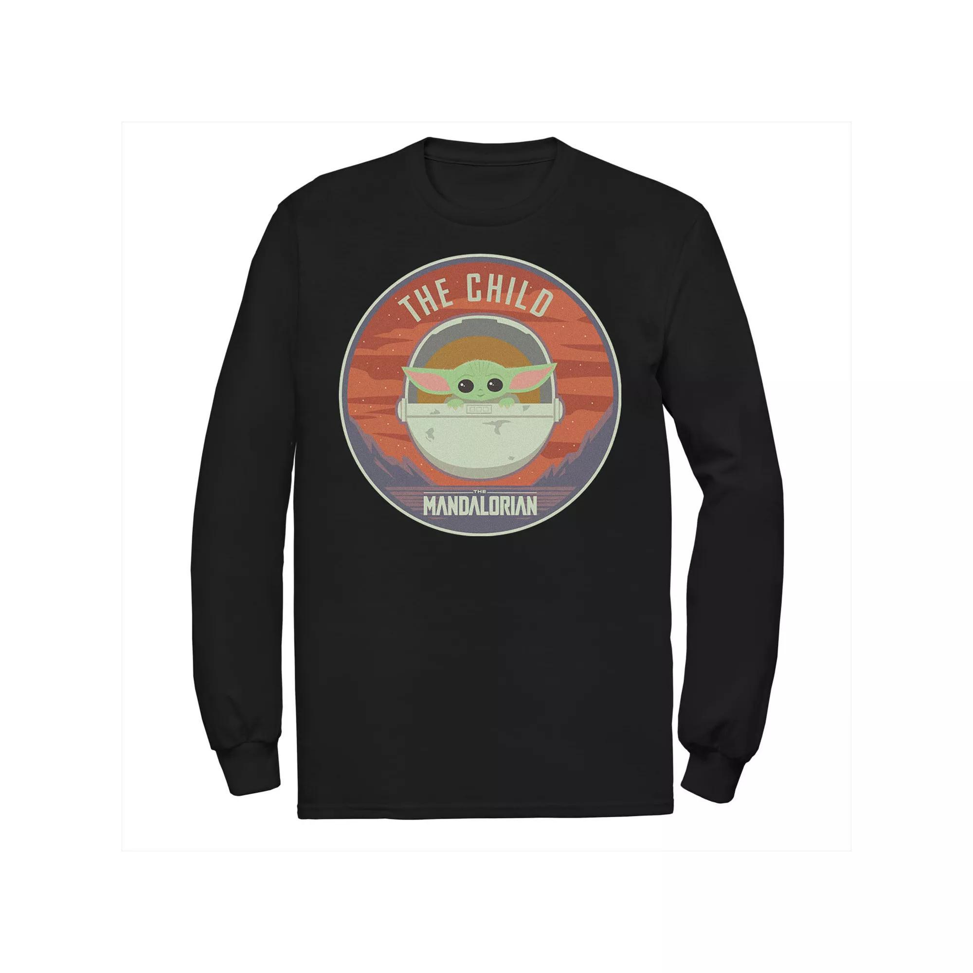 Men's Star Wars The Mandalorian The Child Bassinet Badge Tee,  Product Image