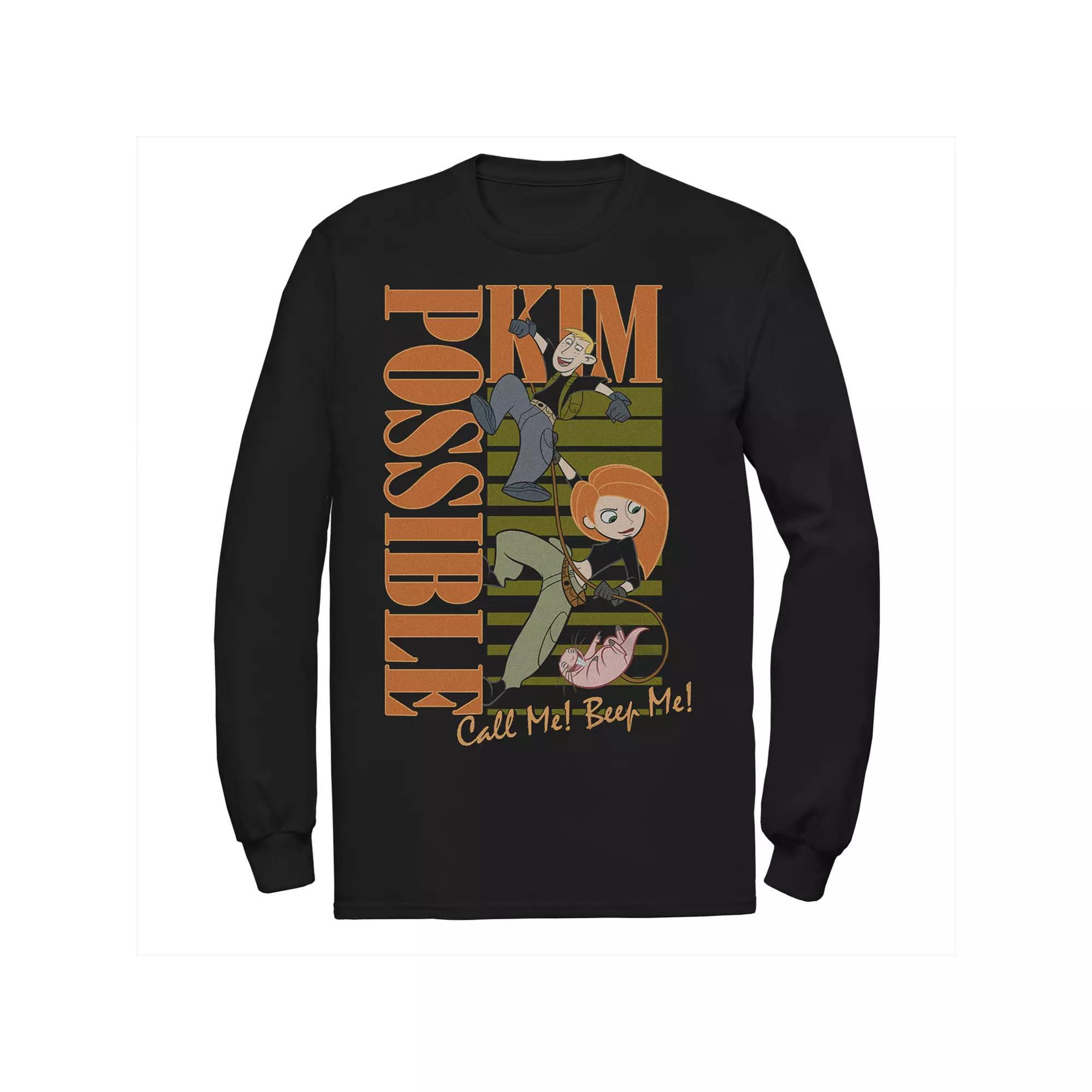 Disney's Kim Possible Men's Ron And Rufus Tee, Size: Medium, Black Product Image