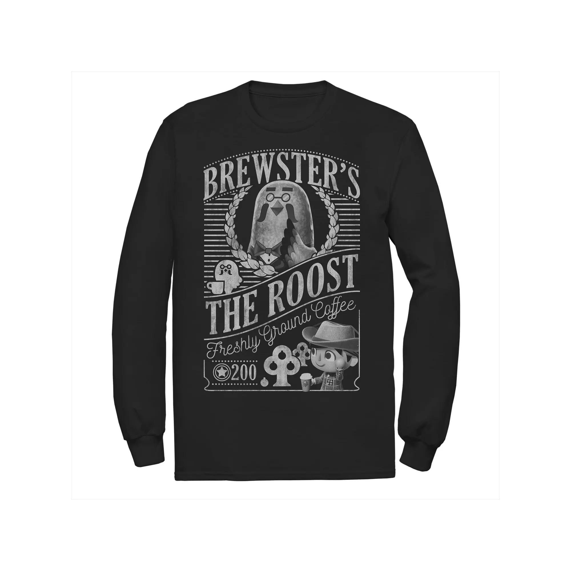 Big & Tall Animal Crossing Brewster's The Roost Long Sleeve, Men's,  Product Image