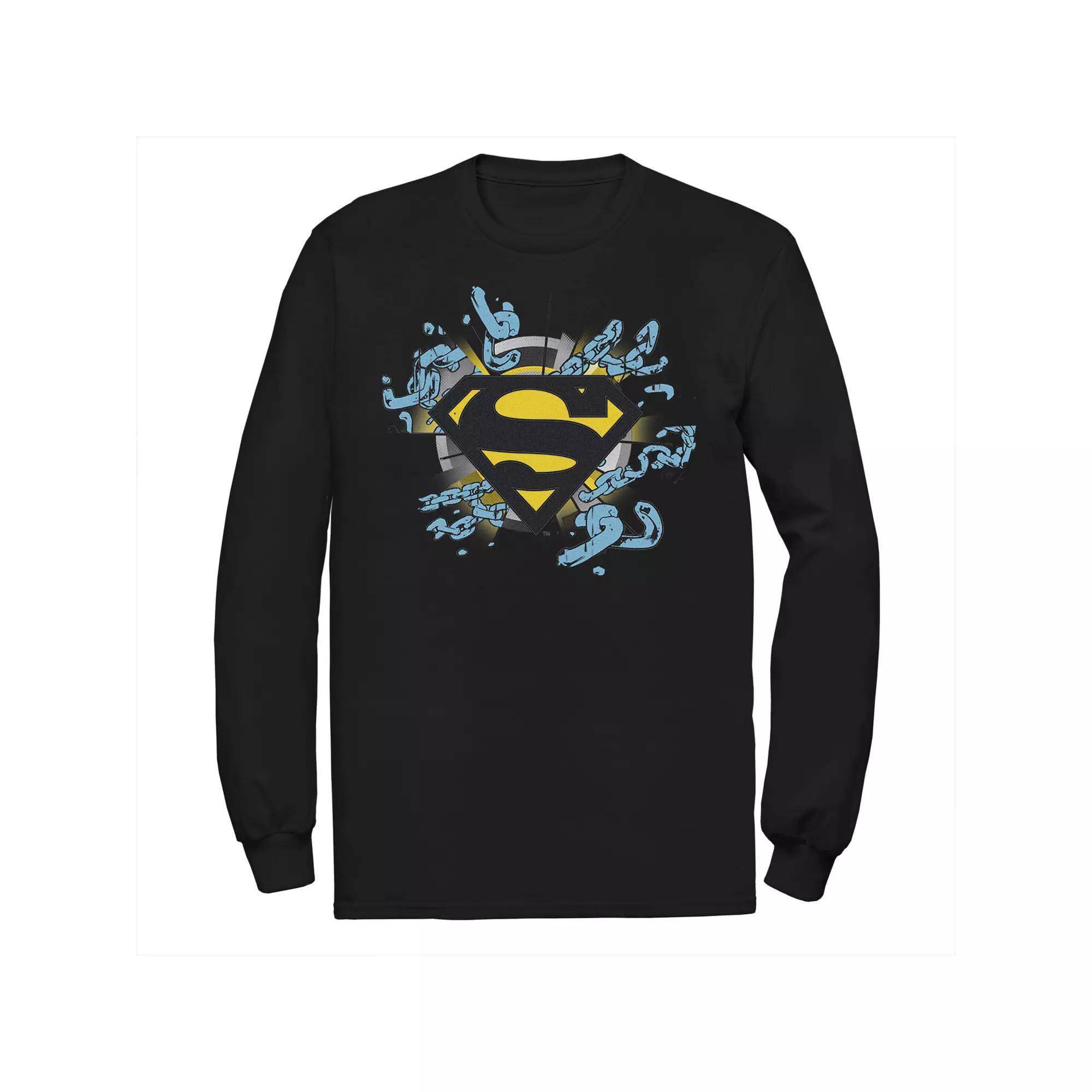 Men's DC Comics Superman Chain Link Logo Tee,  Product Image