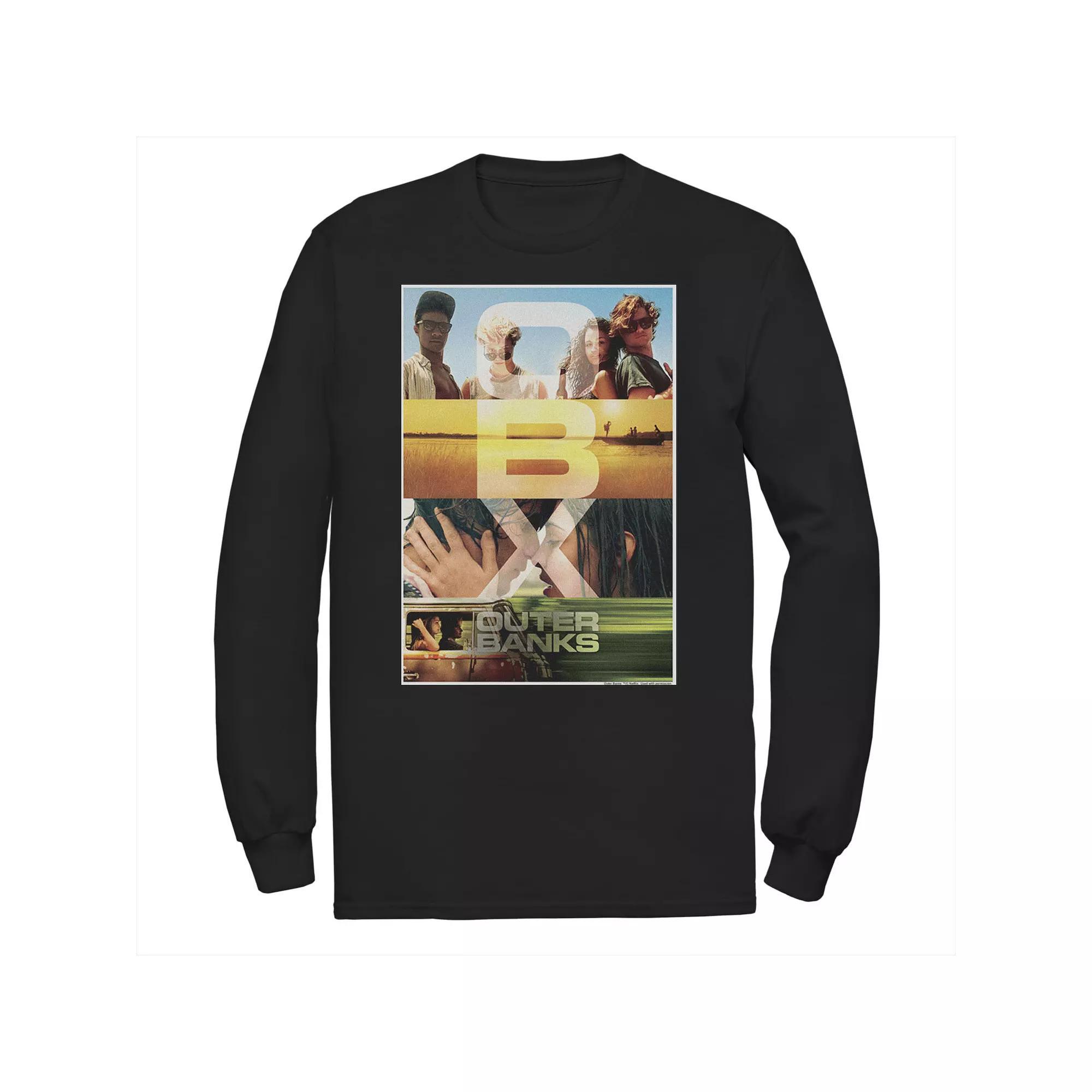 Big & Tall Outer Banks OBX Poster Tee, Men's, Size: 4XL, Black Product Image