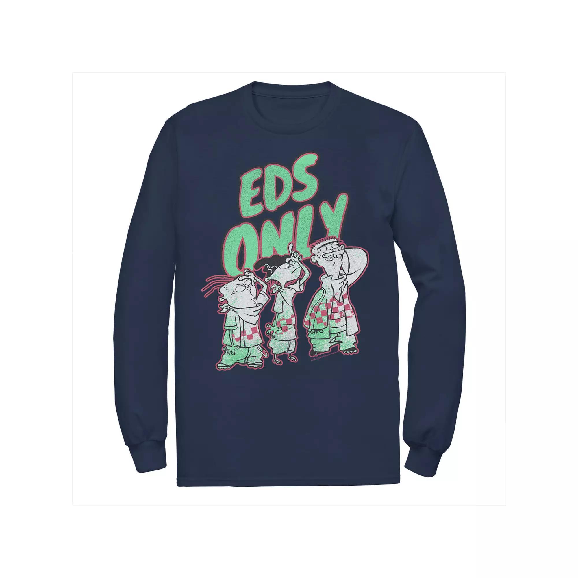 Men's Ed, Edd & Eddy Eds Only Portrait Long Sleeve Tee,  Product Image