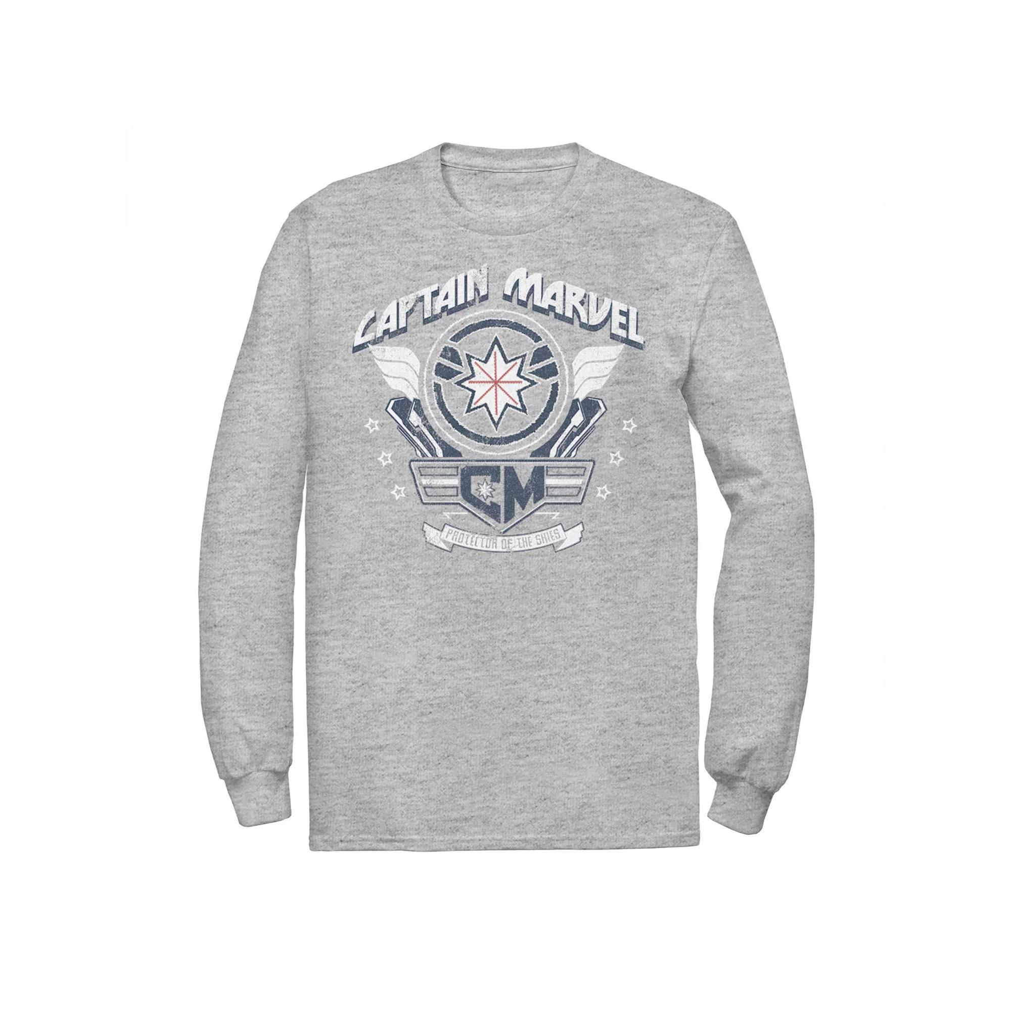 Men's Marvel Marvel Captain Marvel Shield Plaque Logo Tee,  Product Image