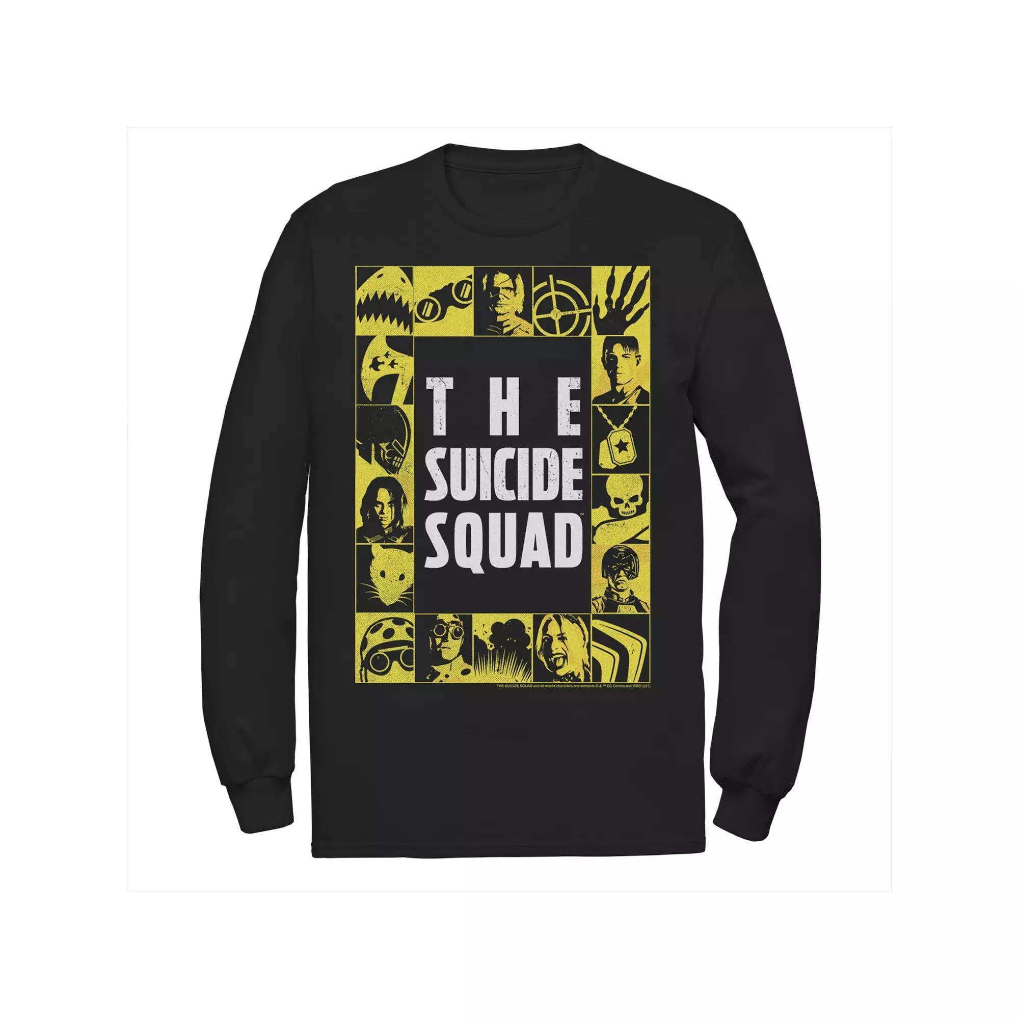Men's The Suicide Squad Yellow Squares Logo Tee, Boy's,  Product Image