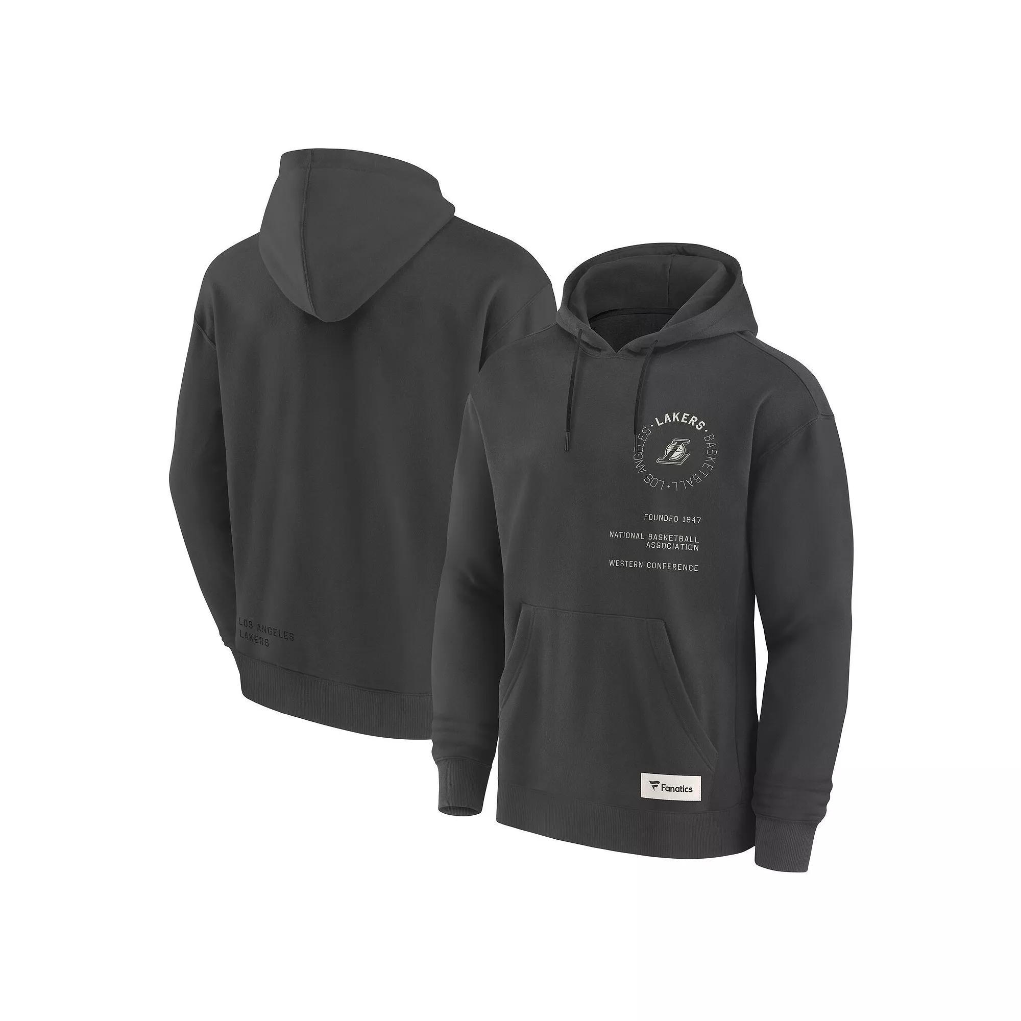 Men's Fanatics Navy Edmonton Oilers Future Ground Info Pullover Hoodie,  Product Image