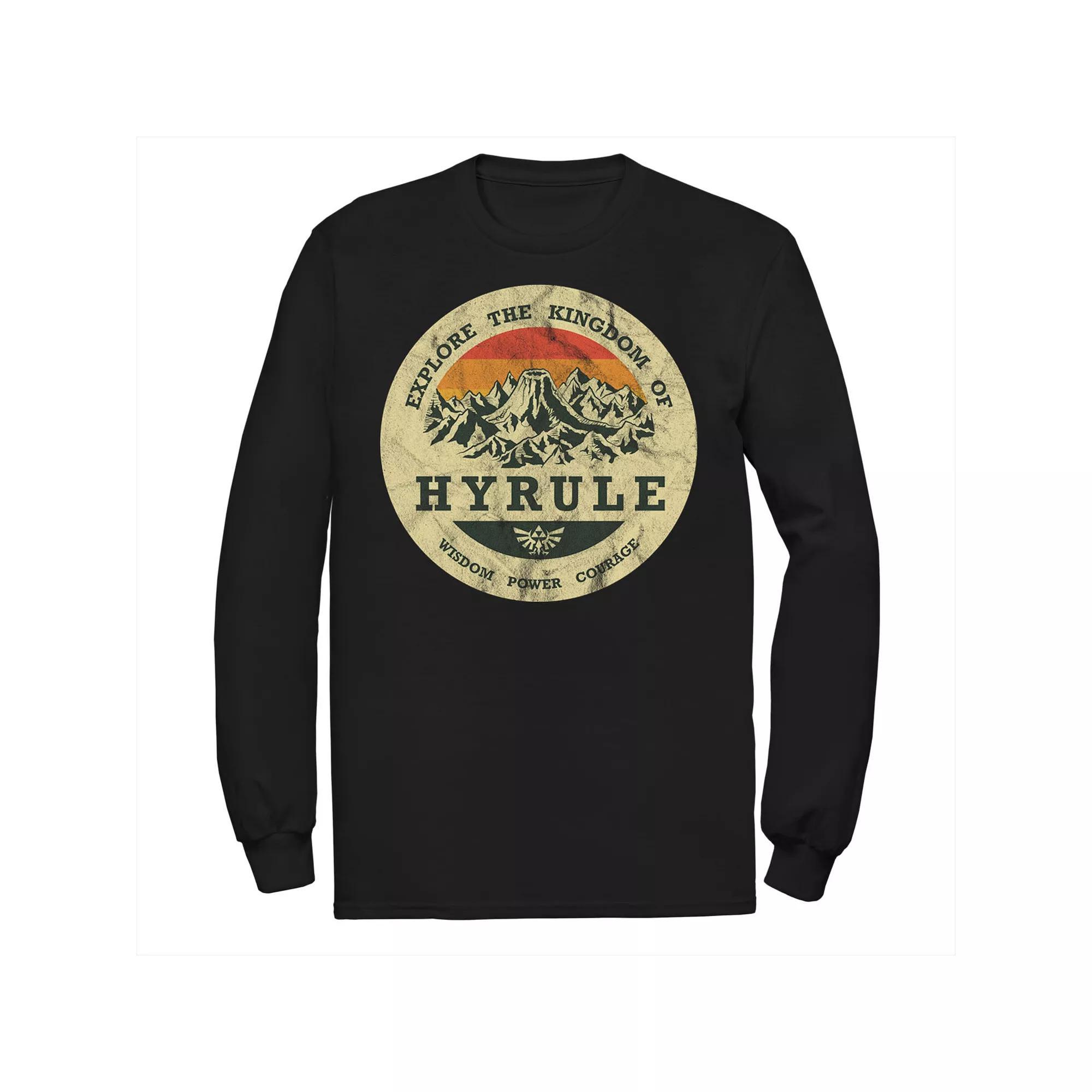 Men's Nintendo The Legend Of Zelda Explore The Kingdom Of Hyrule Distressed Portrait Tee,  Product Image