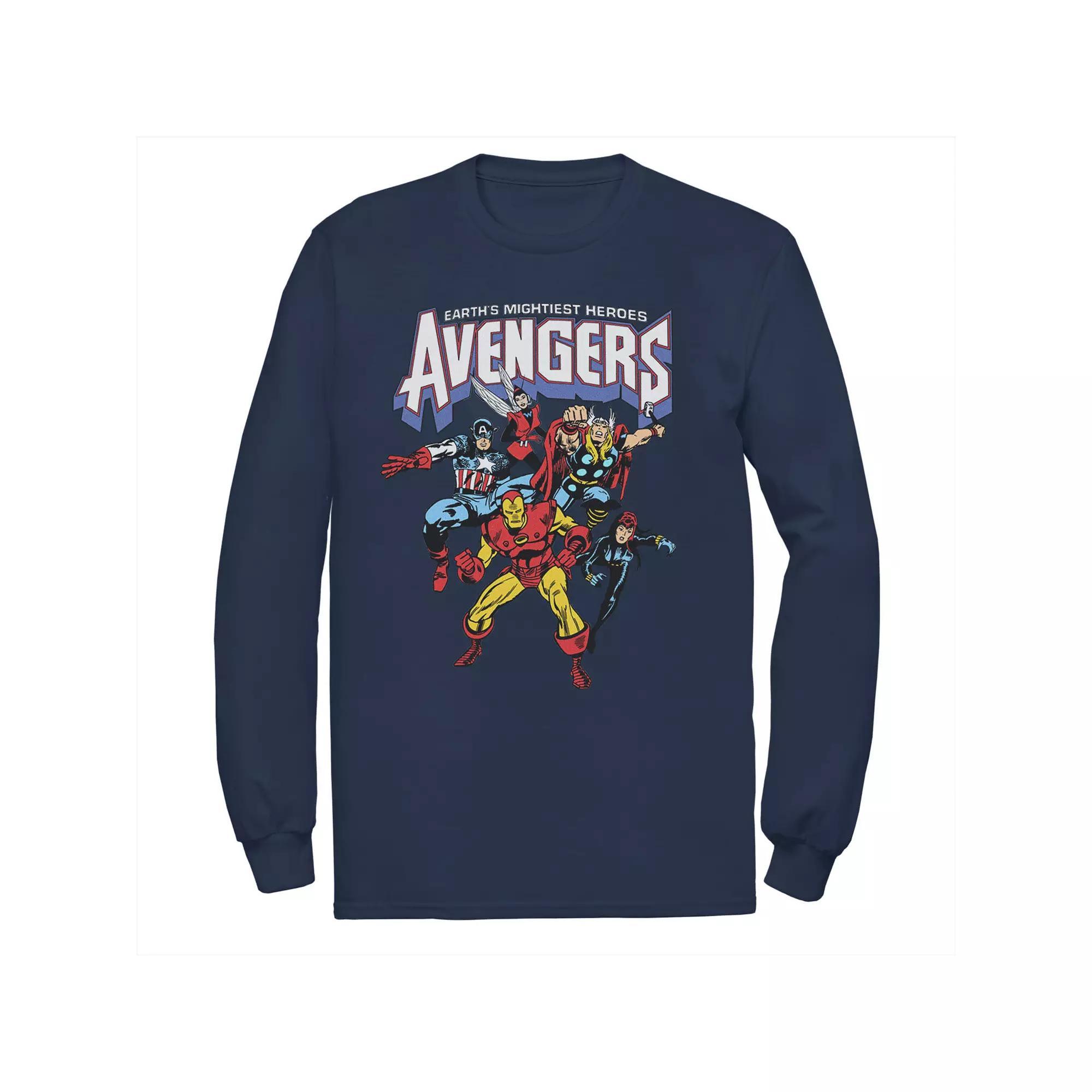 Men's Marvel More Than A Fan Character Letter Text Word Stack Tee,  Product Image