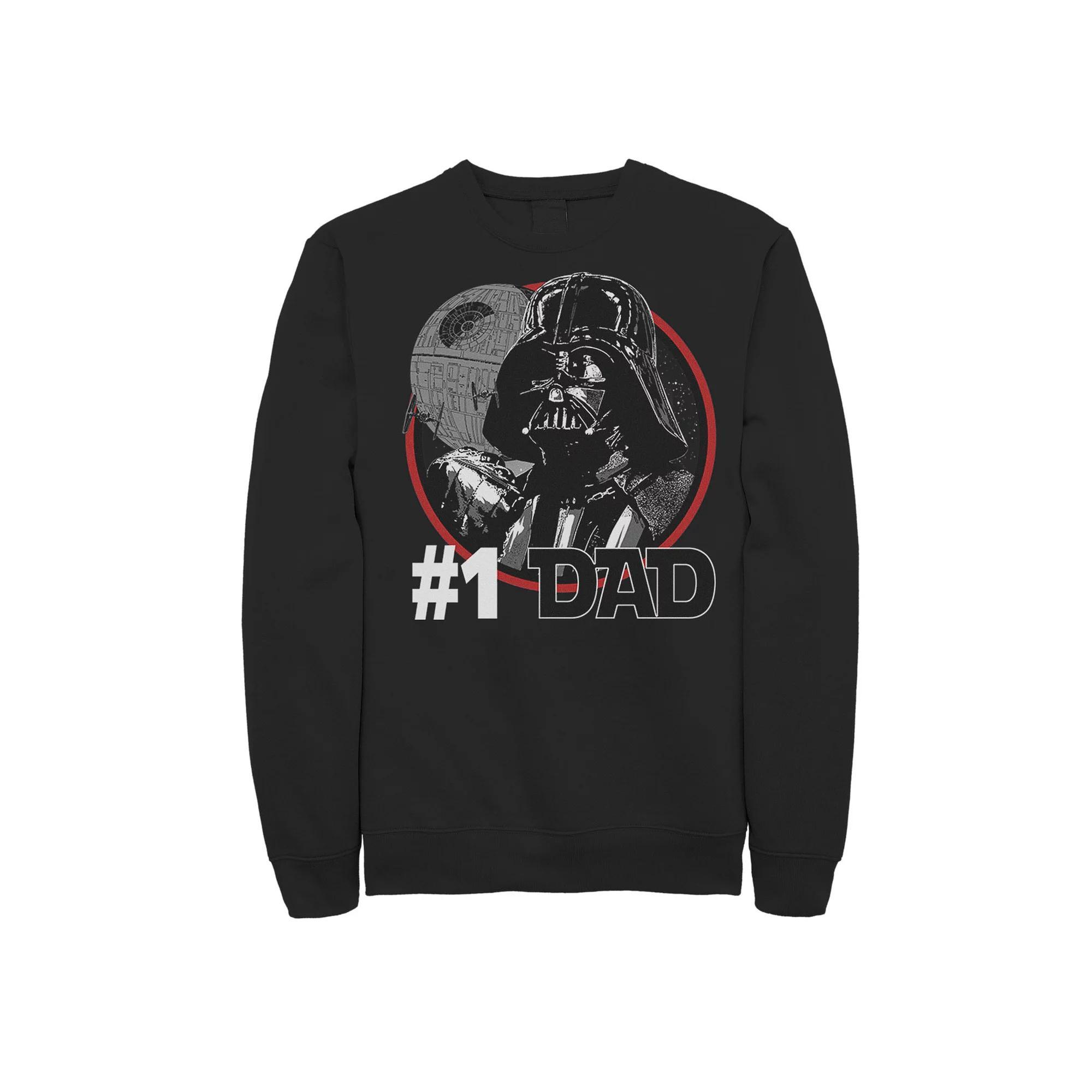 Men's Star Wars Darth Vader #1 Dad Death Star Sweatshirt,  Product Image