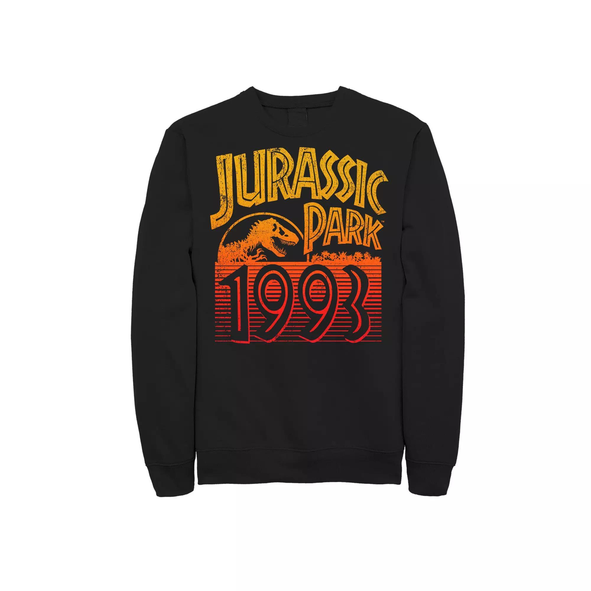Men's Jurassic Park 1993 Retro Poster Sweatshirt,  Product Image
