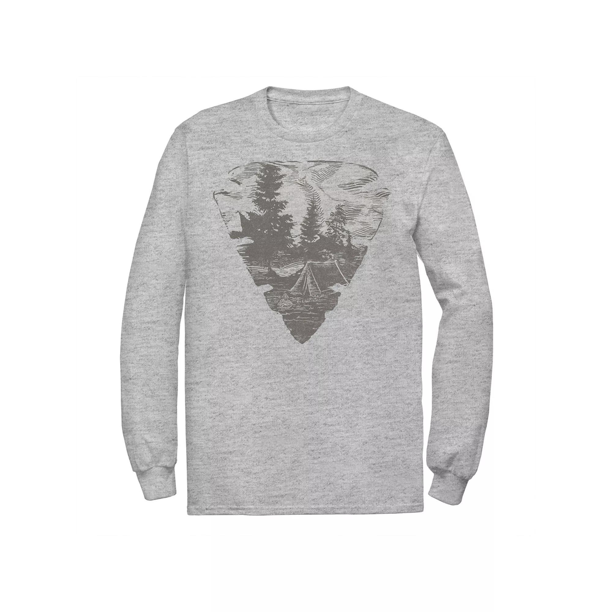 Men's Fifth Sun Arrowhead Camping Sketch Fill Tee,  Product Image