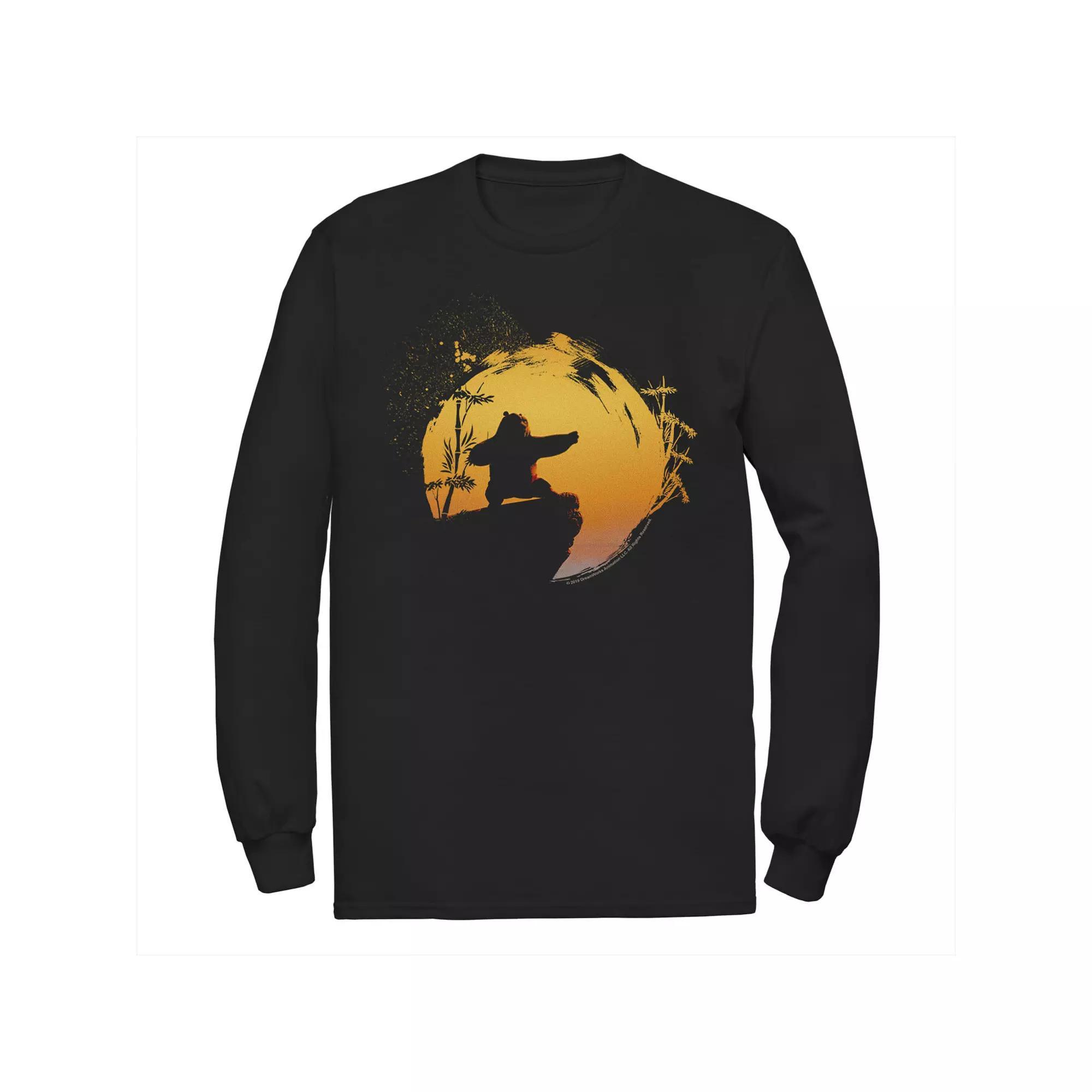 Men's Kung Fu Panda Po Tai Chi Sunset Silhouette Tee,  Product Image