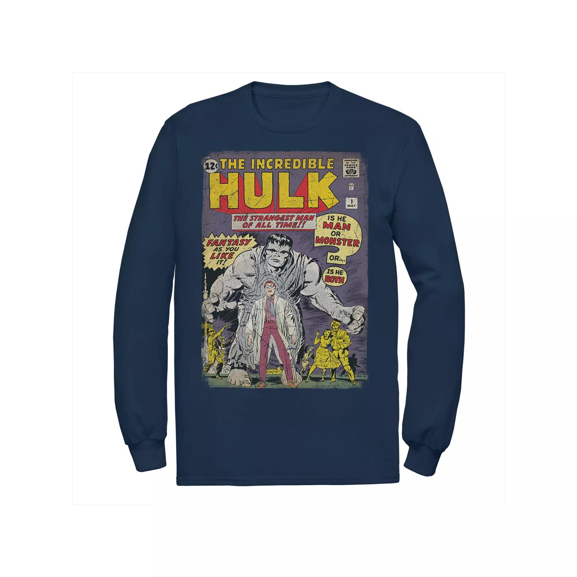 Men's Marvel The Incredible Hulk Classic Retro Comic Book Tee,  Product Image