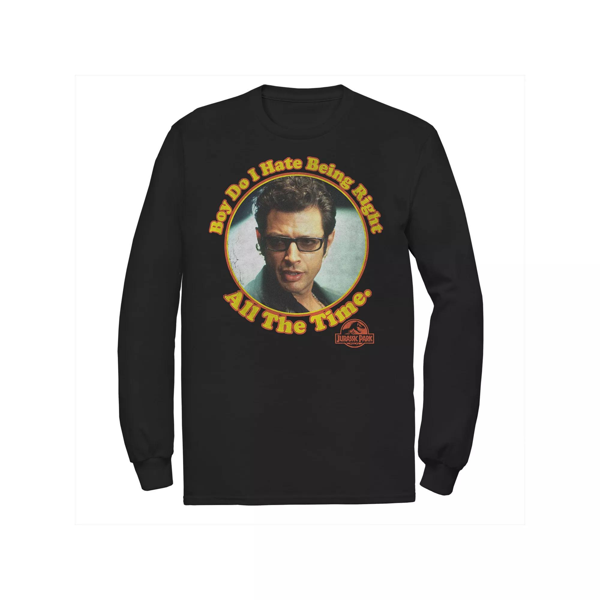 Men's Jurassic Park Hate Being Right All The Time Tee, Size: XXL, Blue Product Image