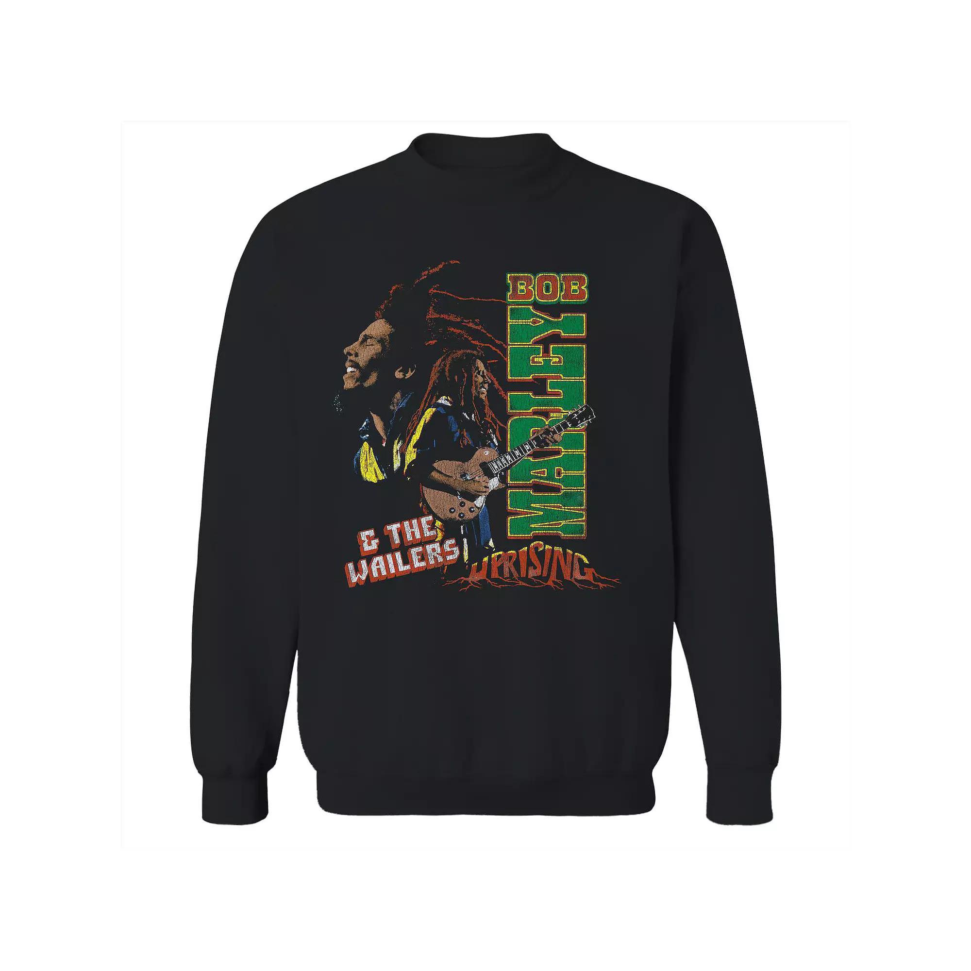 Junior's Bob Marley Uprising Smoking Graphic Fleece Sweatshirt, Women's,  Product Image