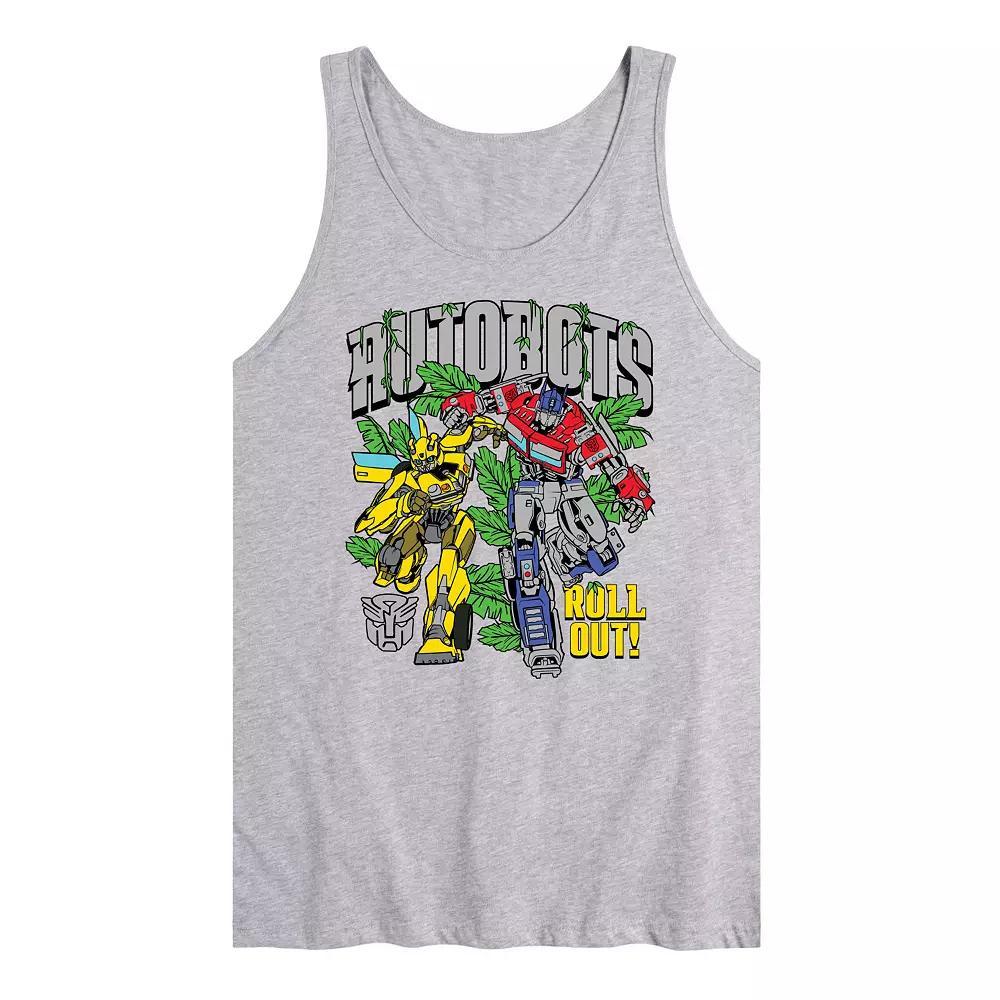 Men's Transformers Autobots Roll Out Graphic Tank Top, Size: XXL, Gray Product Image