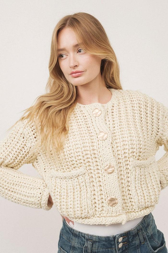 Chunky Knit Cardigan Product Image