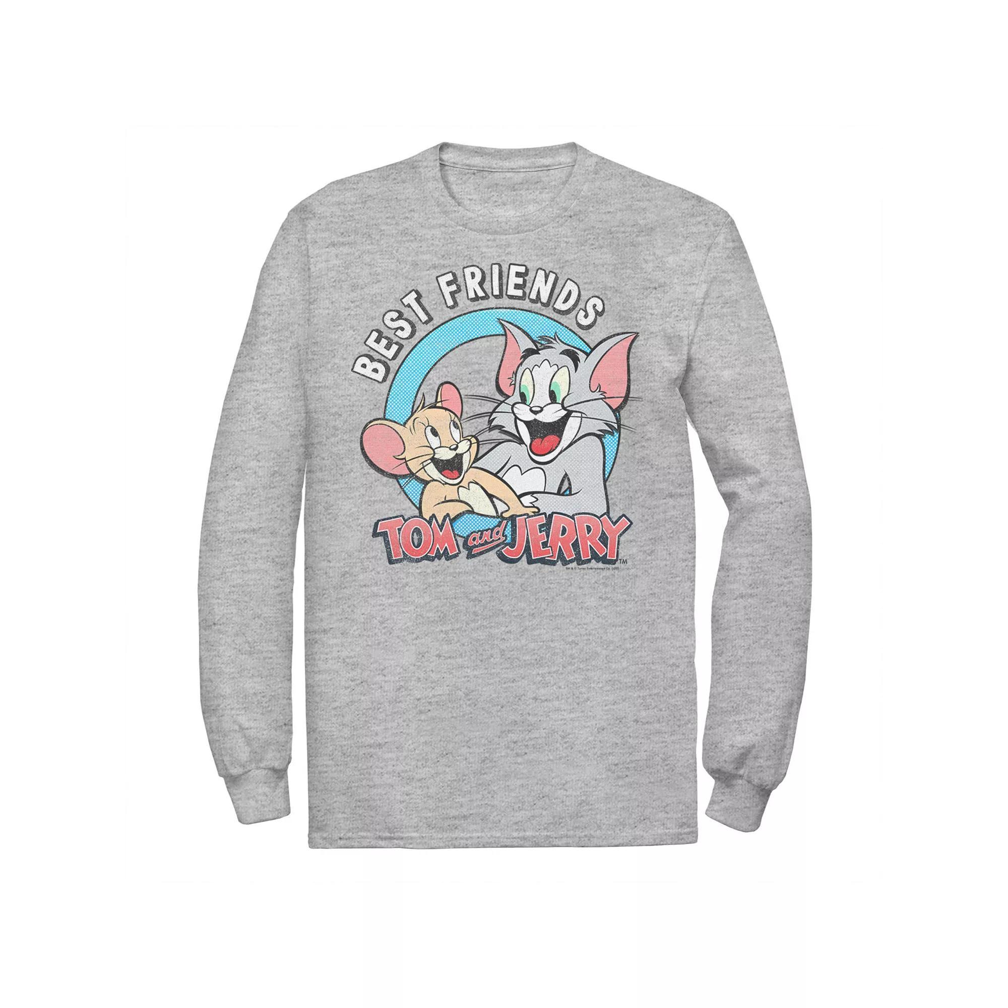 Mens Tom And Jerry Best Friends Portrait Tee, Men's,  Product Image