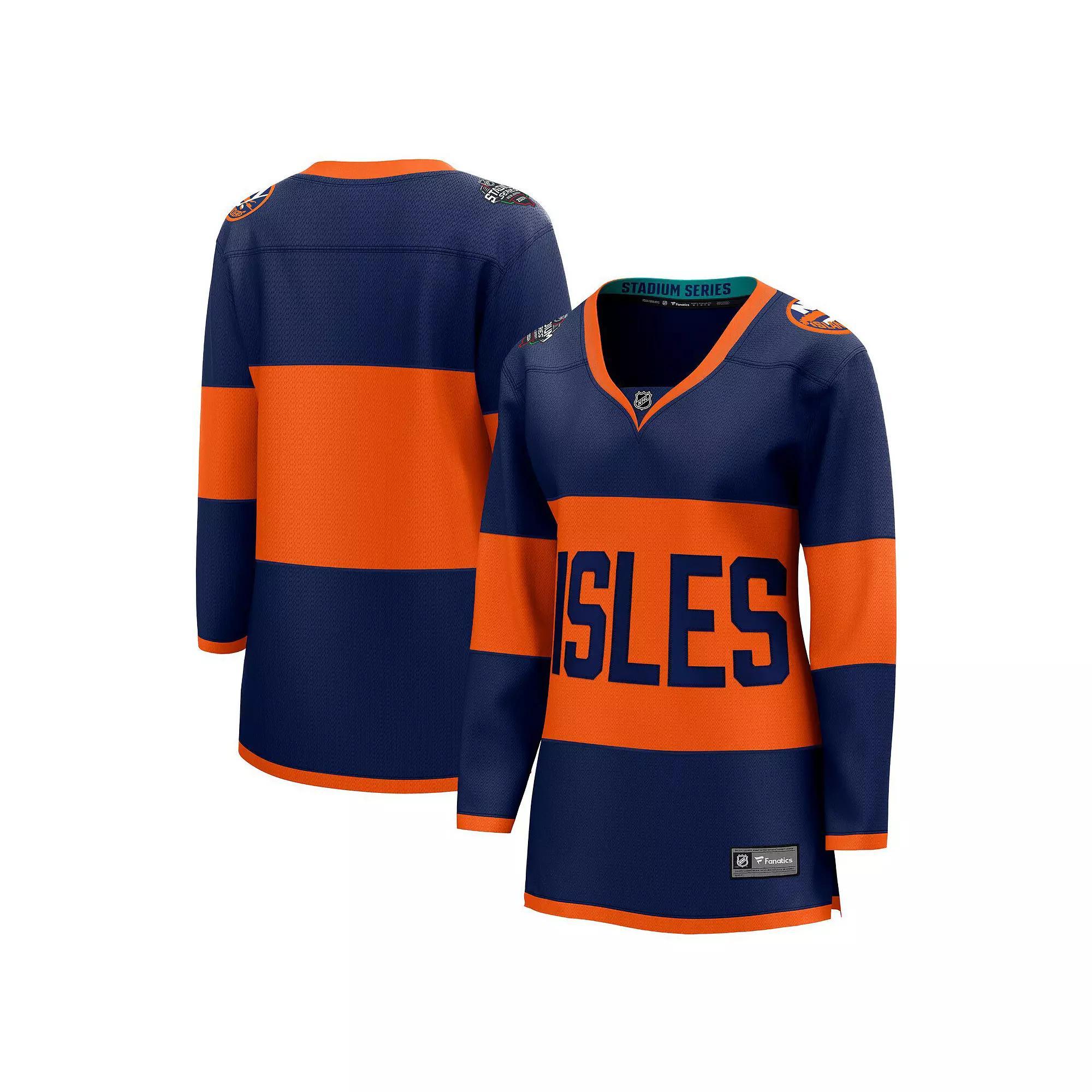 Women's Fanatics Branded  Navy New York Islanders 2024 NHL Stadium Series Breakaway Jersey, Size: Small, Isl Blue Product Image