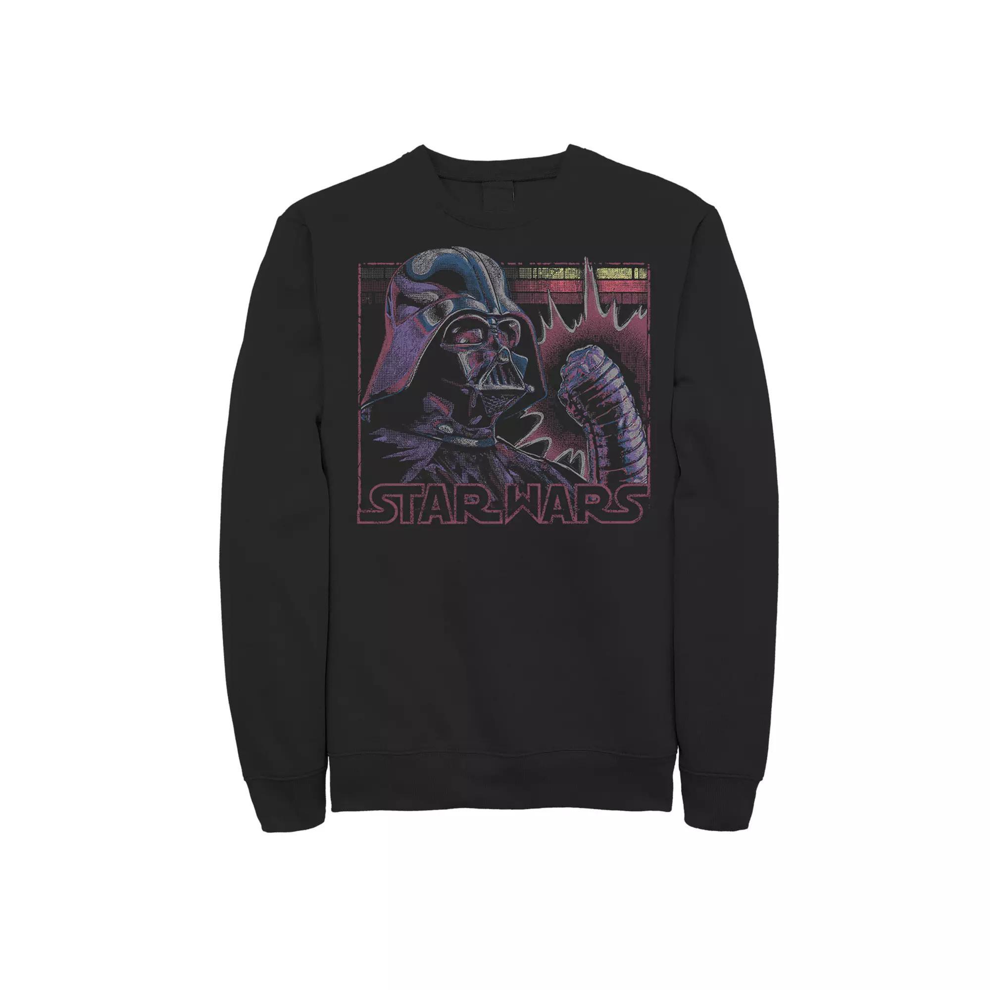 Men's Star Wars Vader Fist Of Doom Sweatshirt, Size: Small, Black Product Image