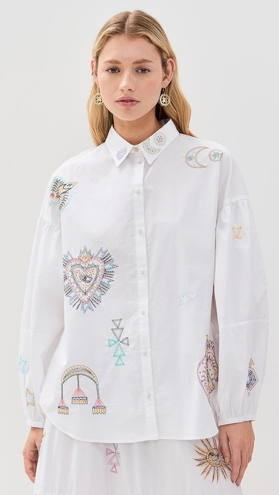 Camilla Balloon Sleeve Shirt Blouse | Shopbop Product Image