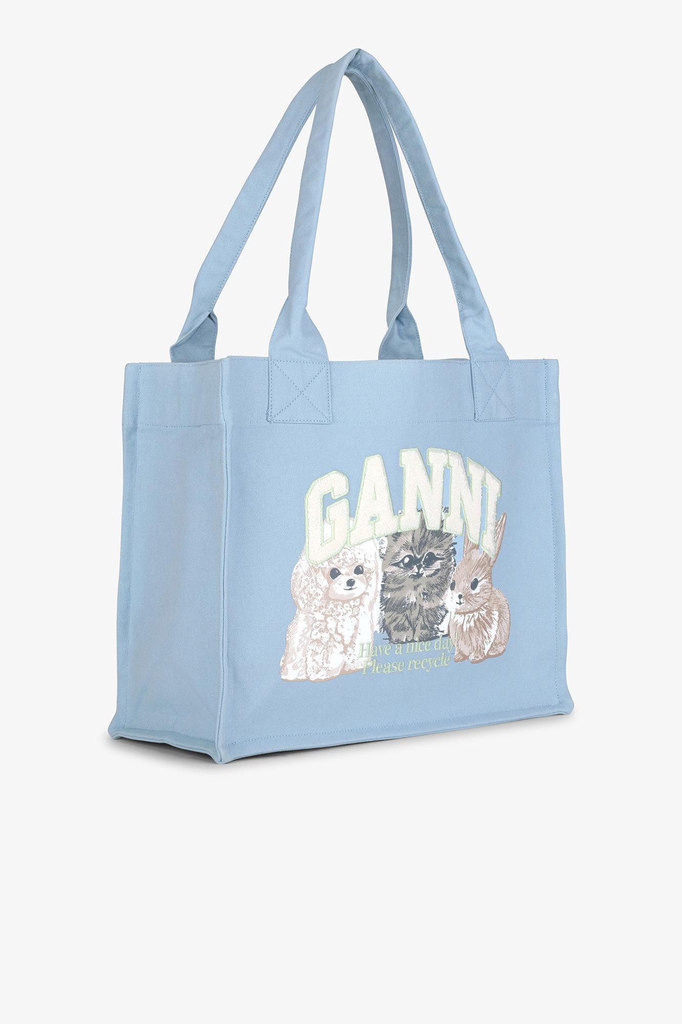 Blue Animal Large Tote Product Image