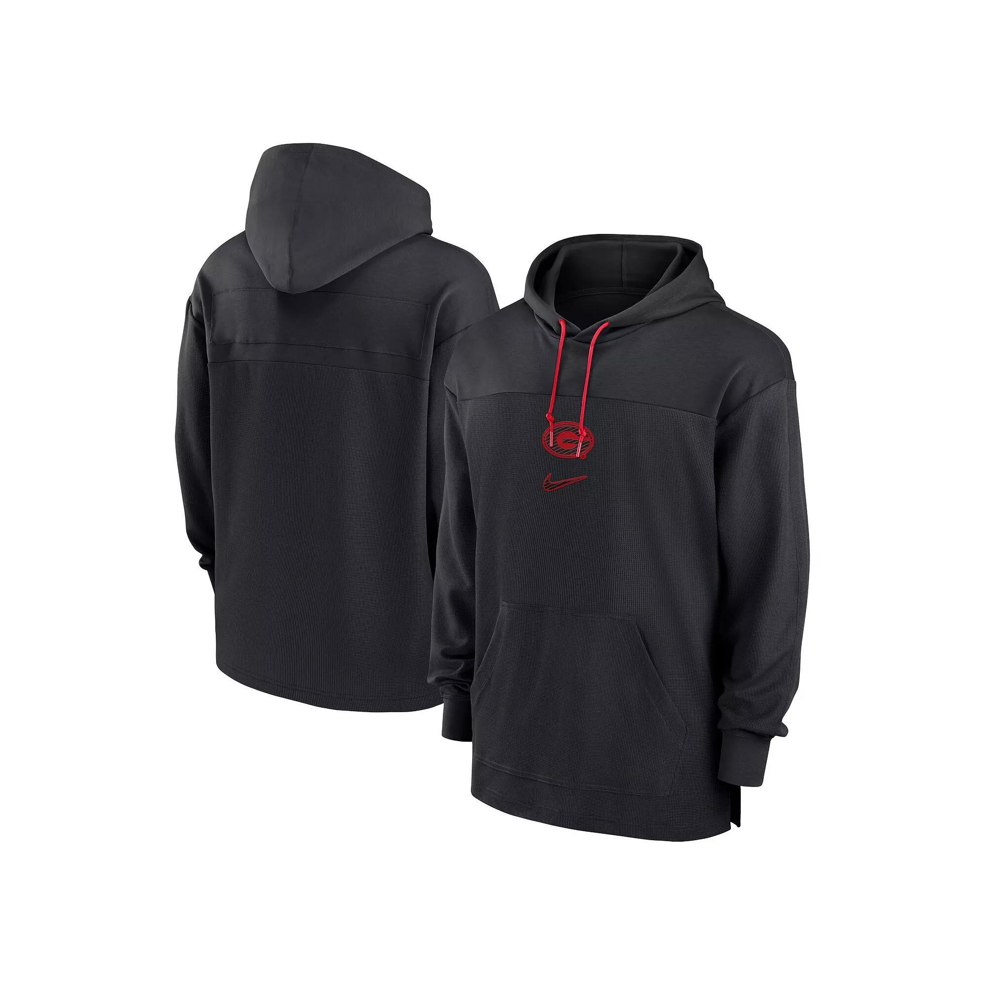 Mens Michigan Wolverines Sideline Jersey Jordan Dri-FIT College Pullover Hoodie | 02FICNAMMWN-X7R Product Image