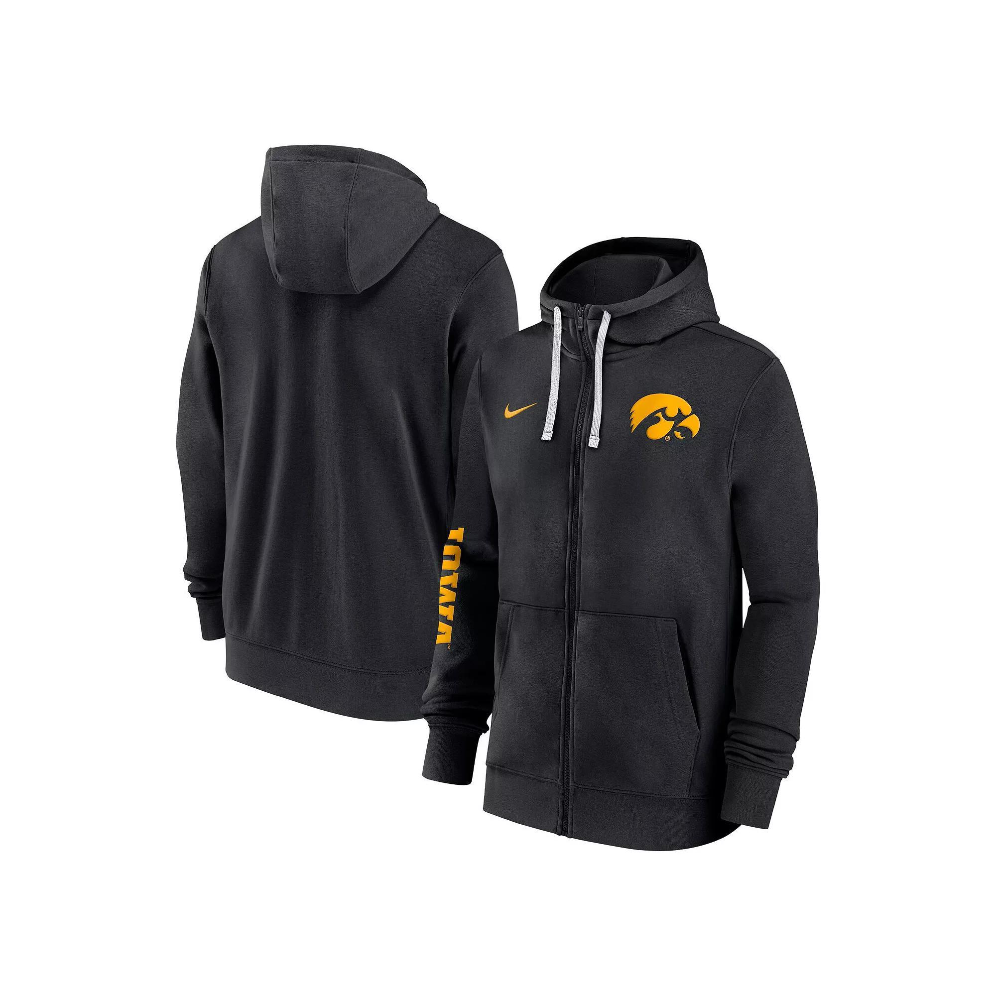 Iowa Hawkeyes Sideline Team Issue Nike Men's College Full-Zip Hoodie Product Image