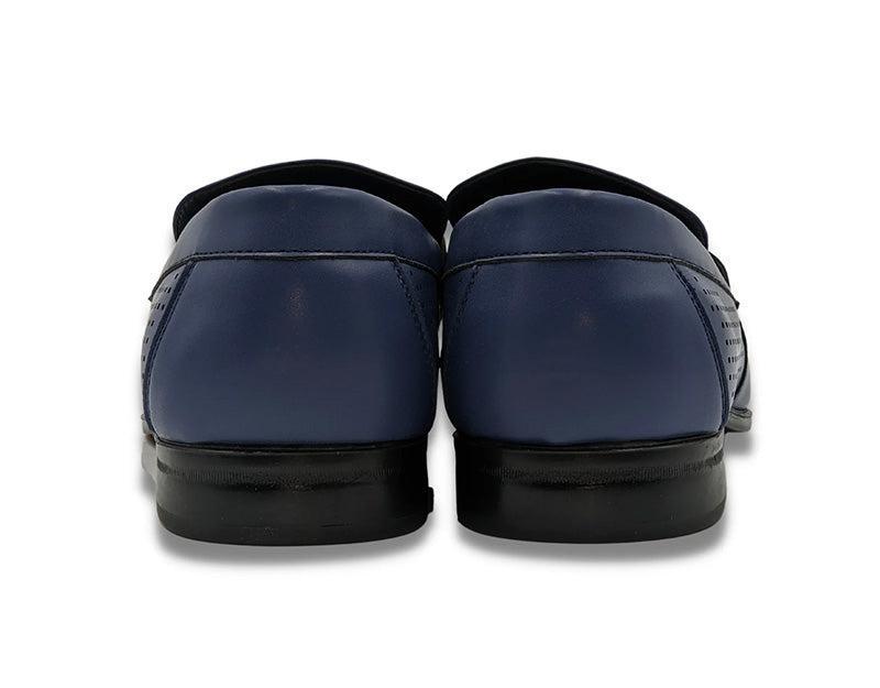 Navy Casual Summer Loafer Product Image