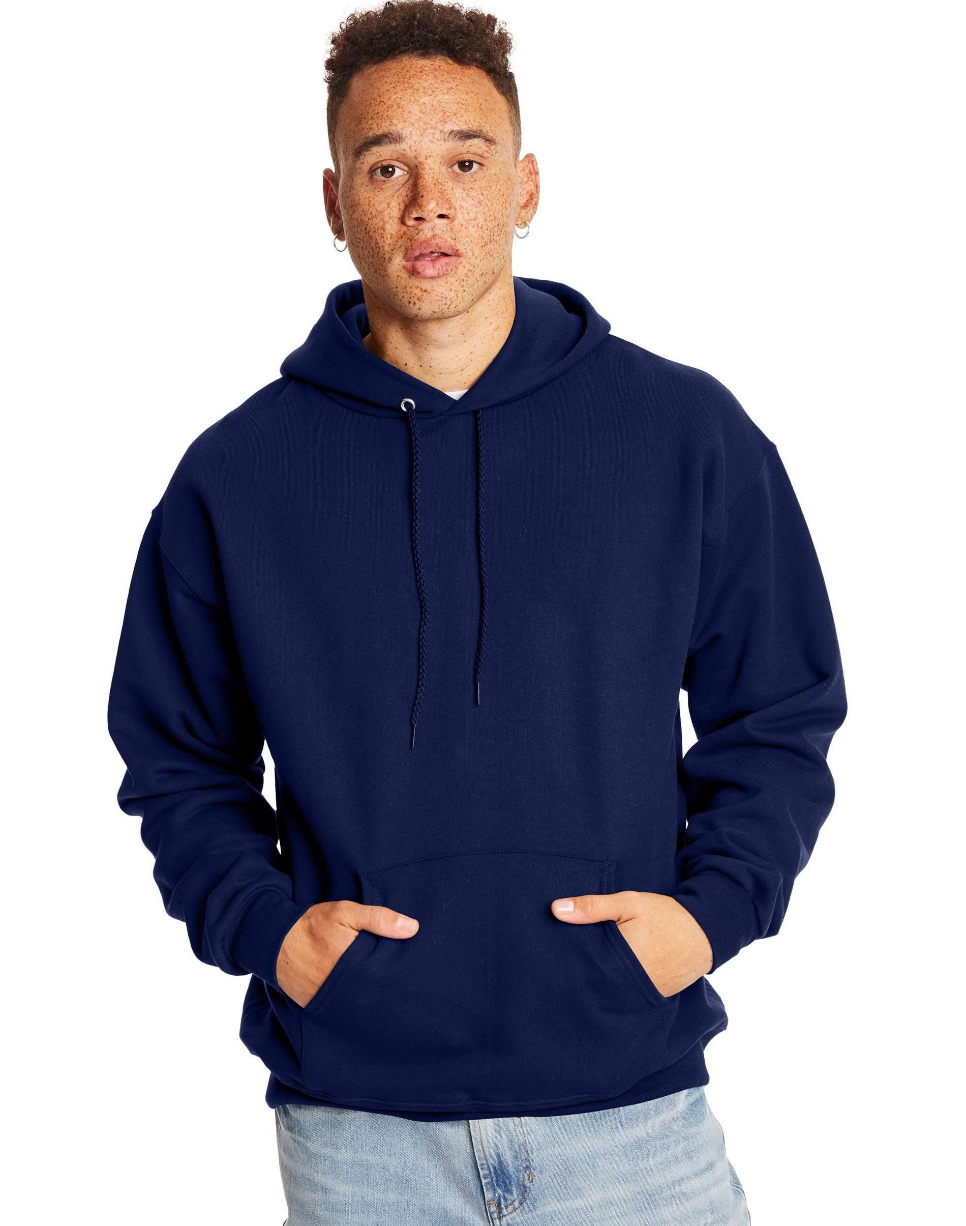 Men's Hanes Ultimate® Fleece Pullover Hoodie, Size: XL, White Product Image