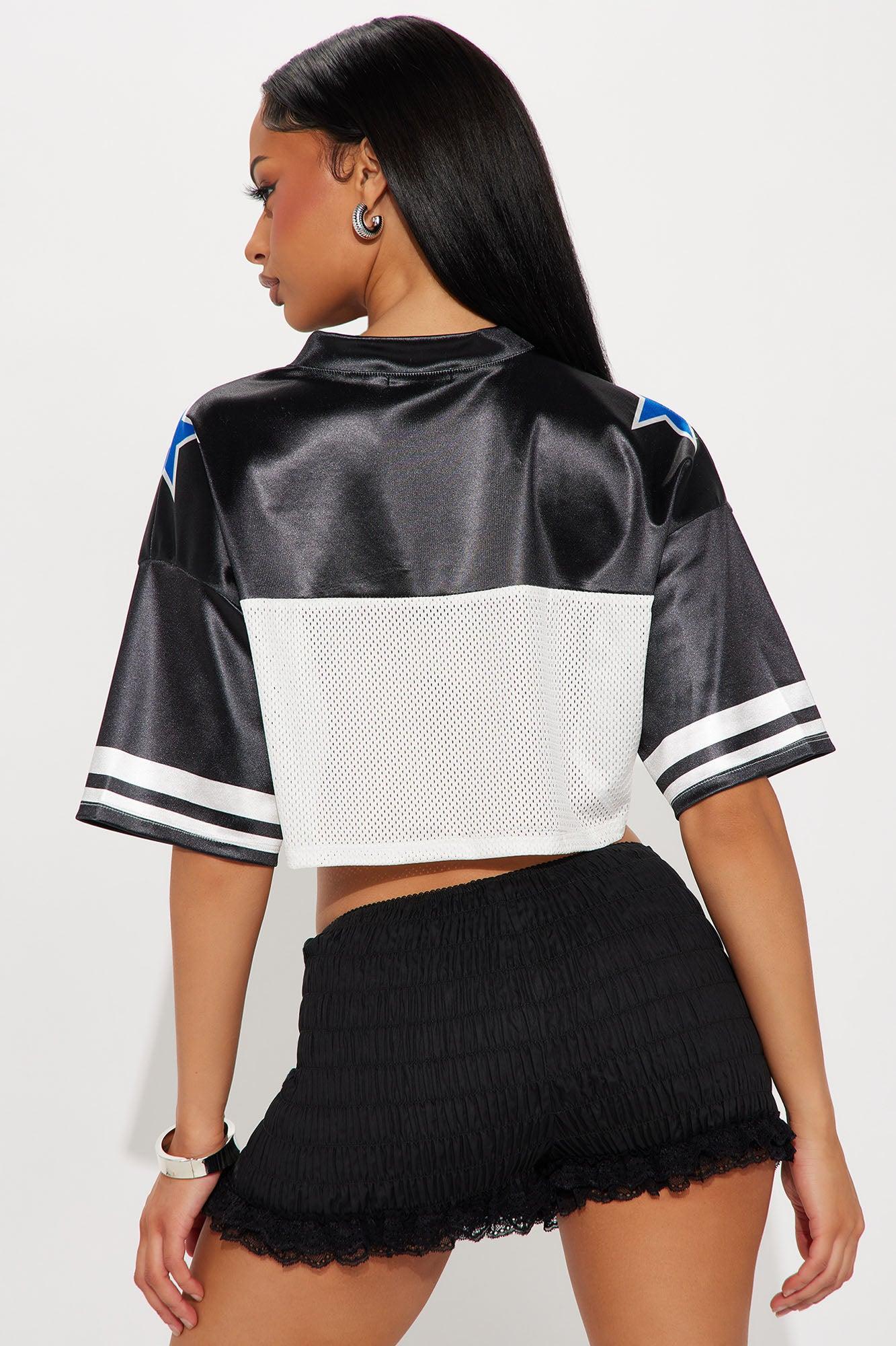 98 Jersey Crop Tee - Black/combo Product Image