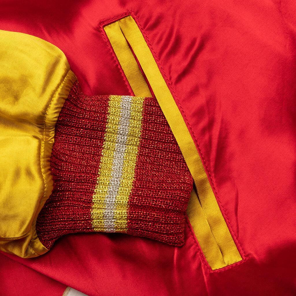 Saint Varsity Jacket - Red Male Product Image