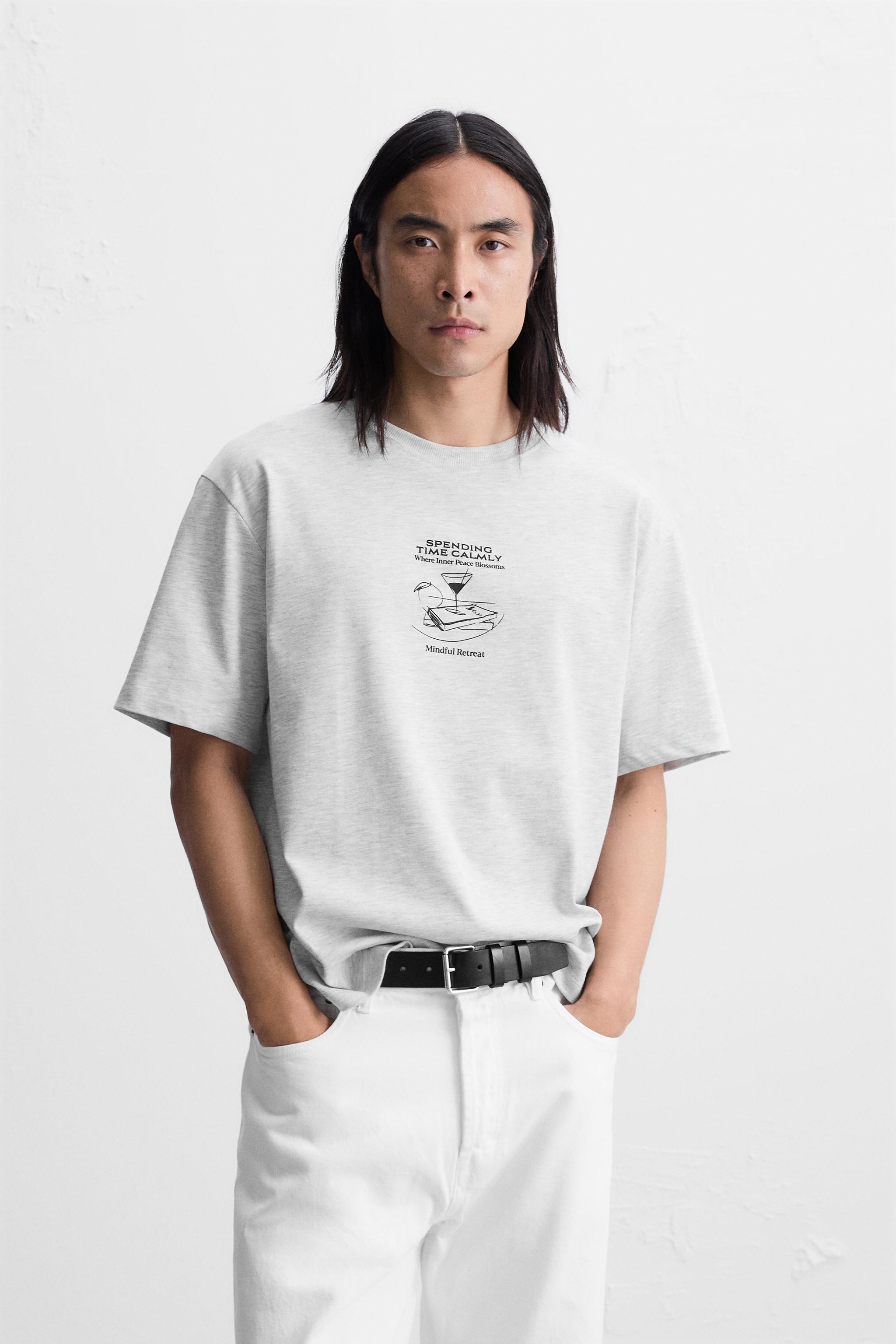 COMBINATION TEXT T-SHIRT Product Image