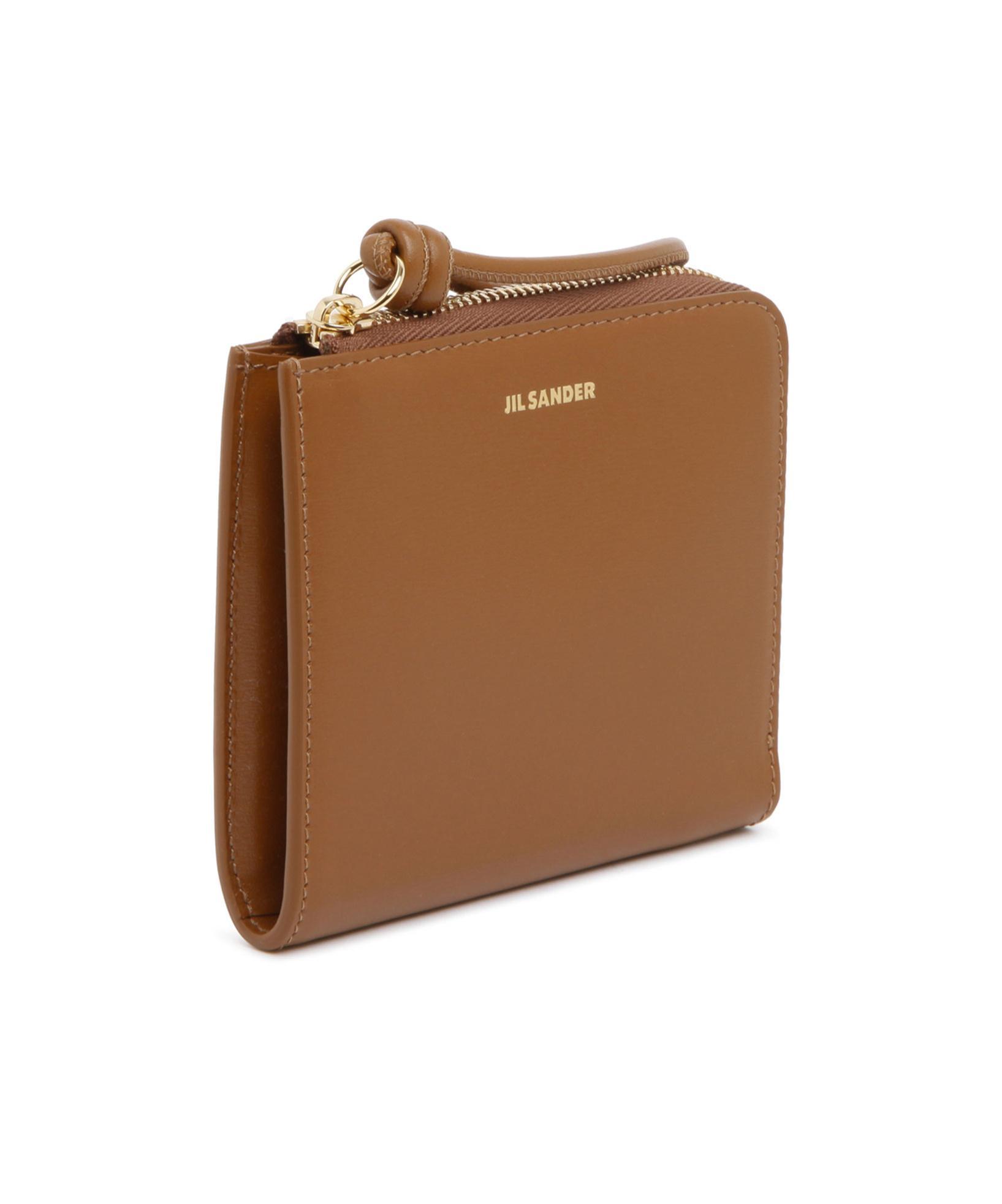 JIL SANDER Logo Wallet In Brown Product Image