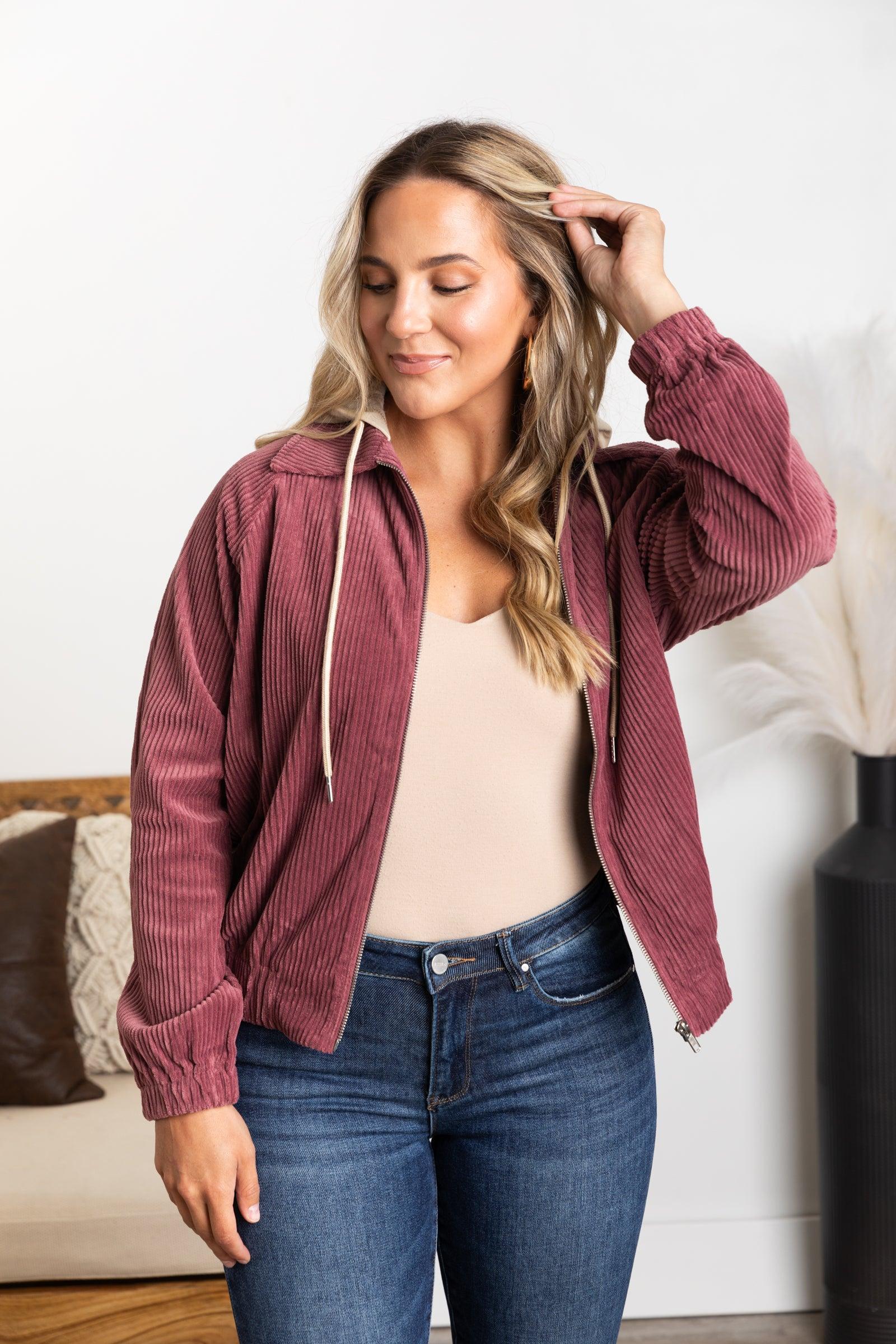 Corduroy Hooded Jacket Product Image